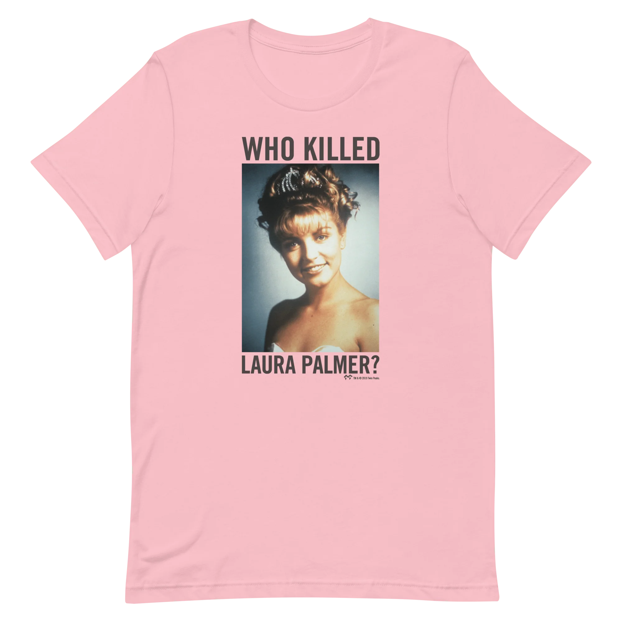 Twin Peaks Who Killed Laura Palmer? Adult Short Sleeve T-Shirt - Image 5