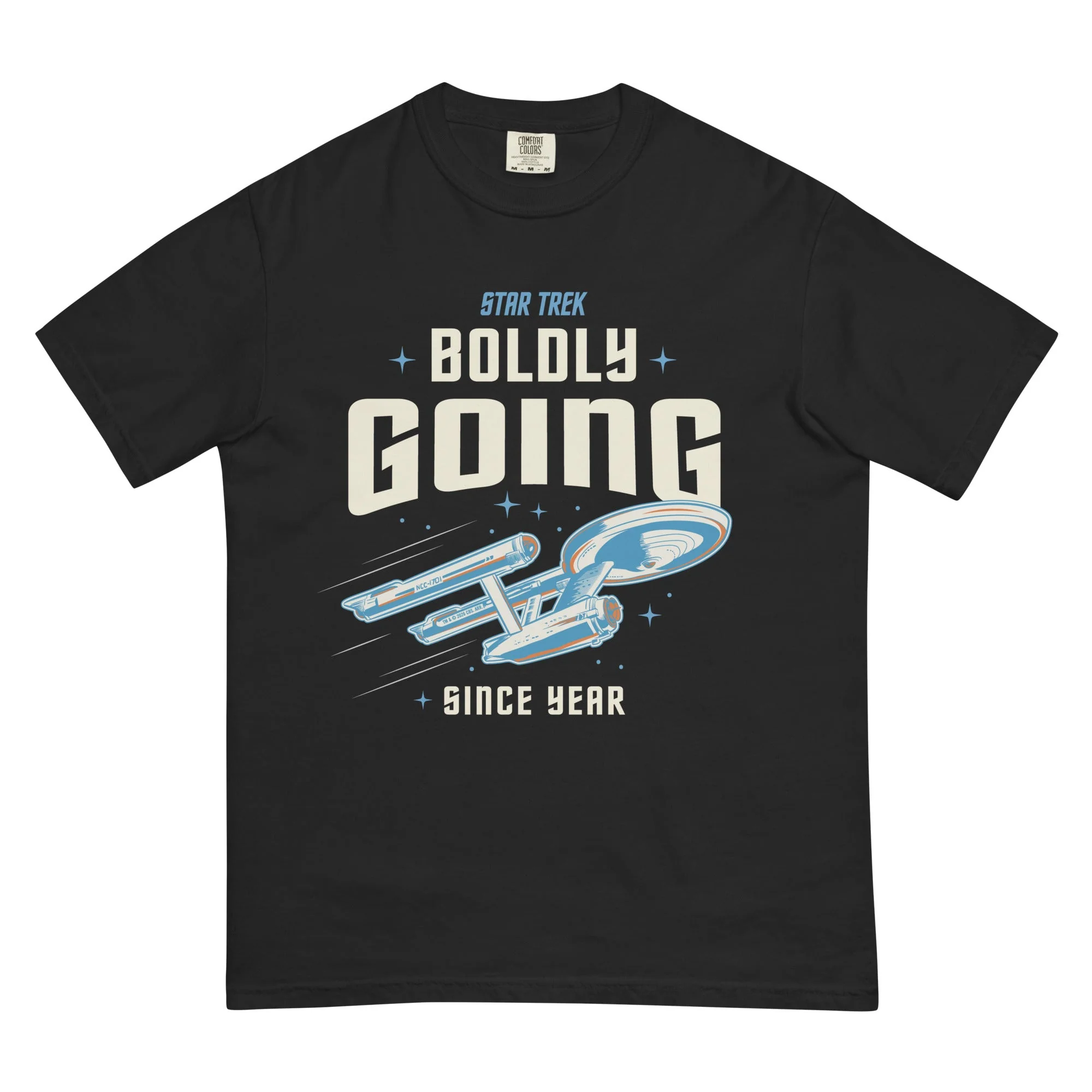 Star Trek T-Shirt Boldly Going Since Personalized Year