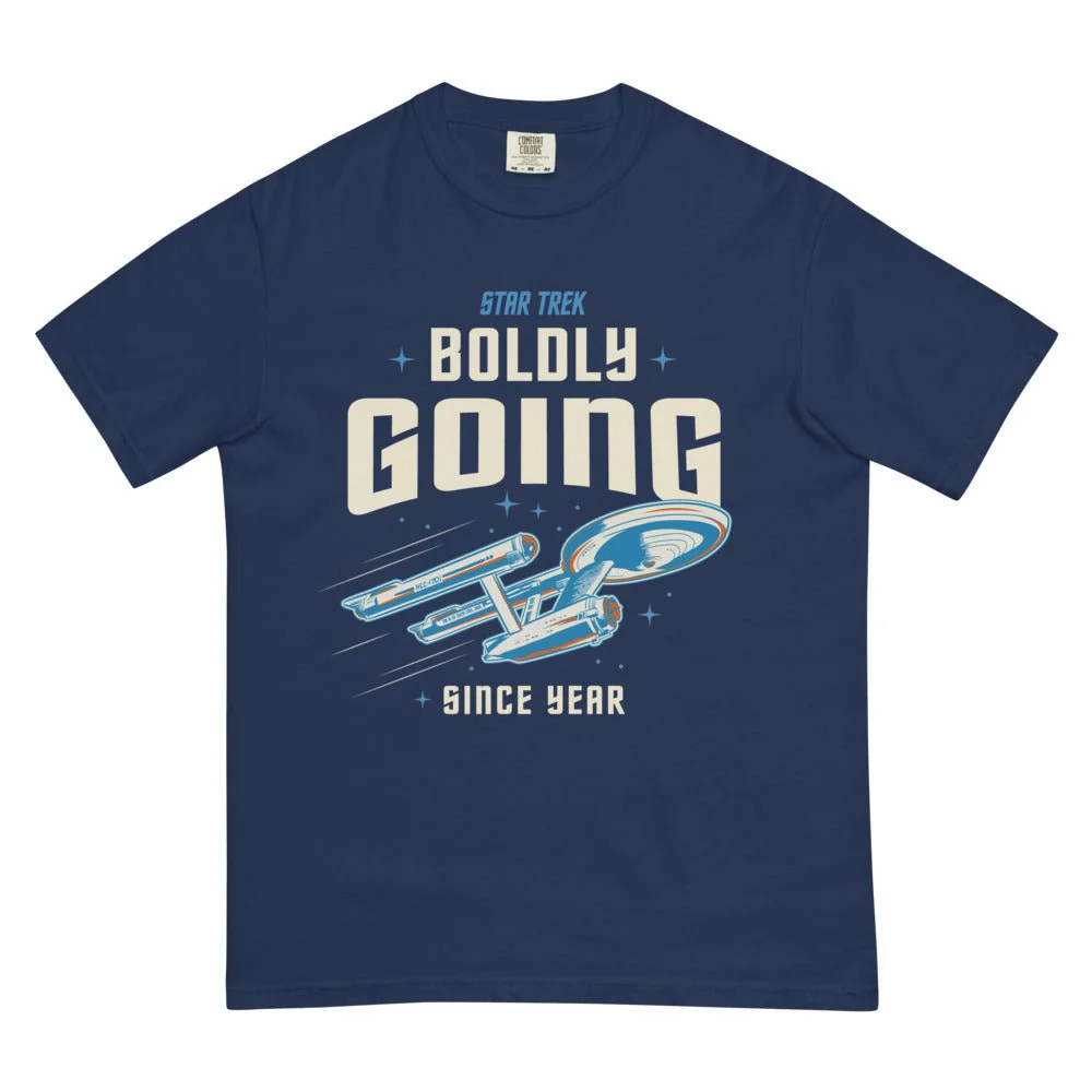 Star Trek T-Shirt Boldly Going Since Personalized Year - Image 2