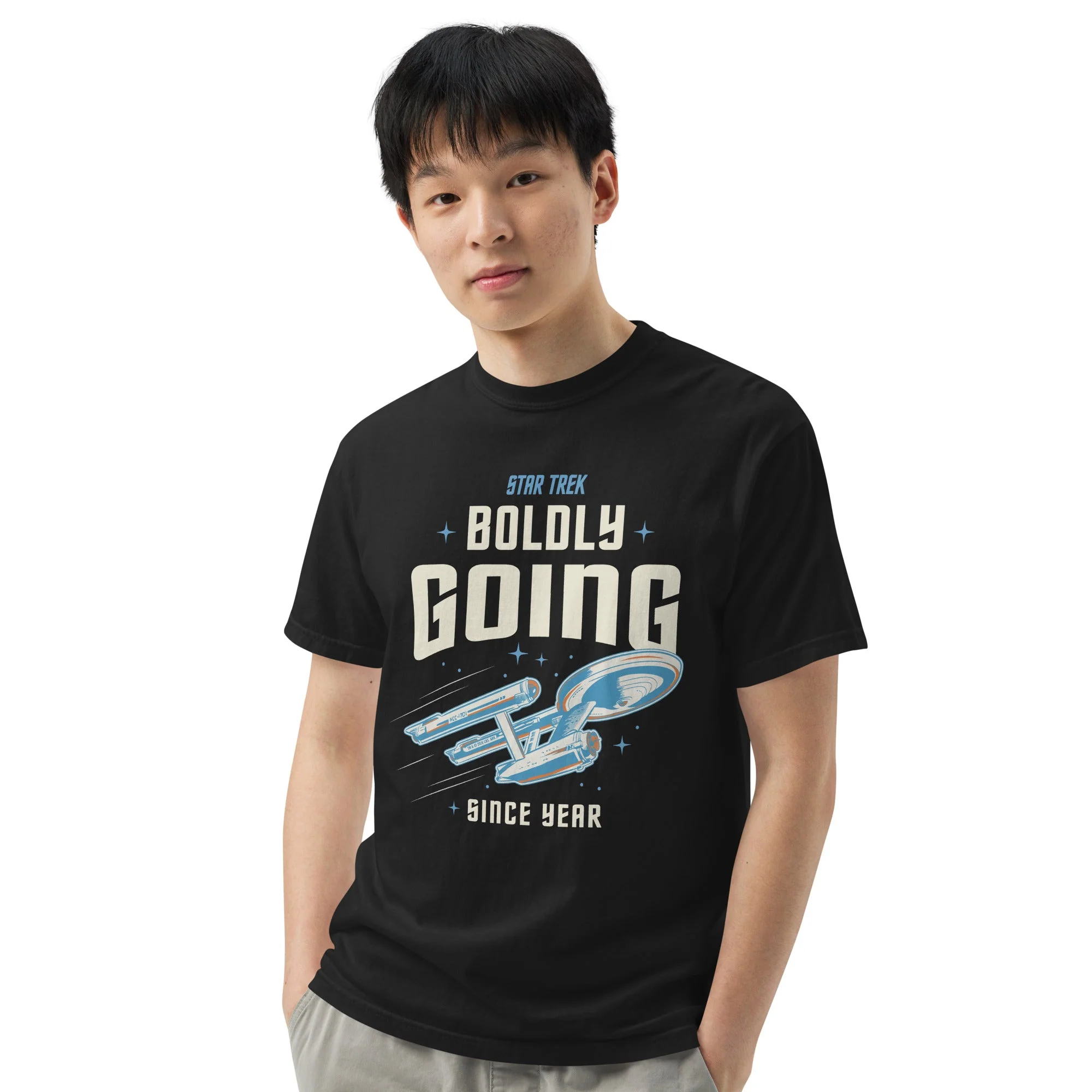 Star Trek T-Shirt Boldly Going Since Personalized Year - Image 3