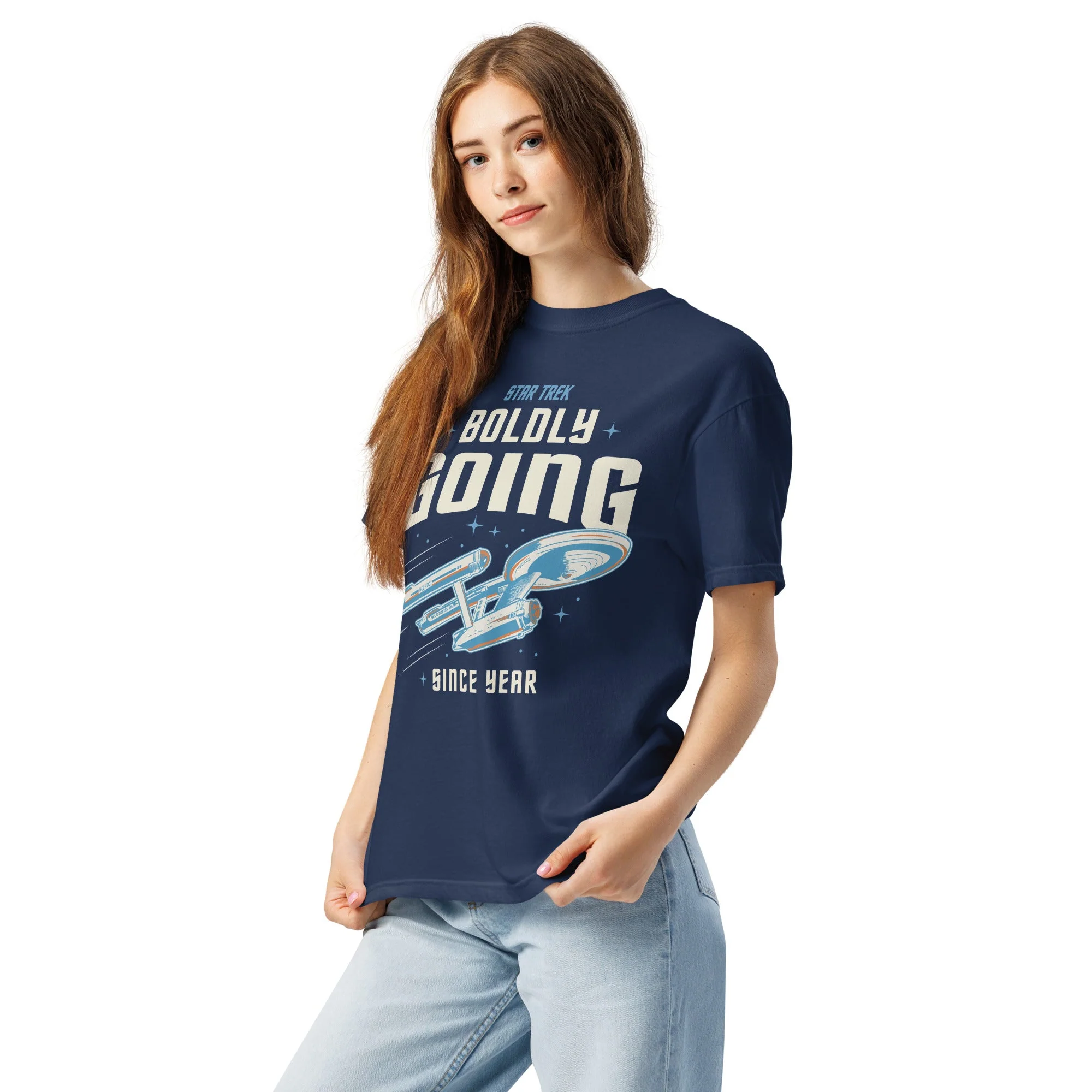 Star Trek T-Shirt Boldly Going Since Personalized Year - Image 4