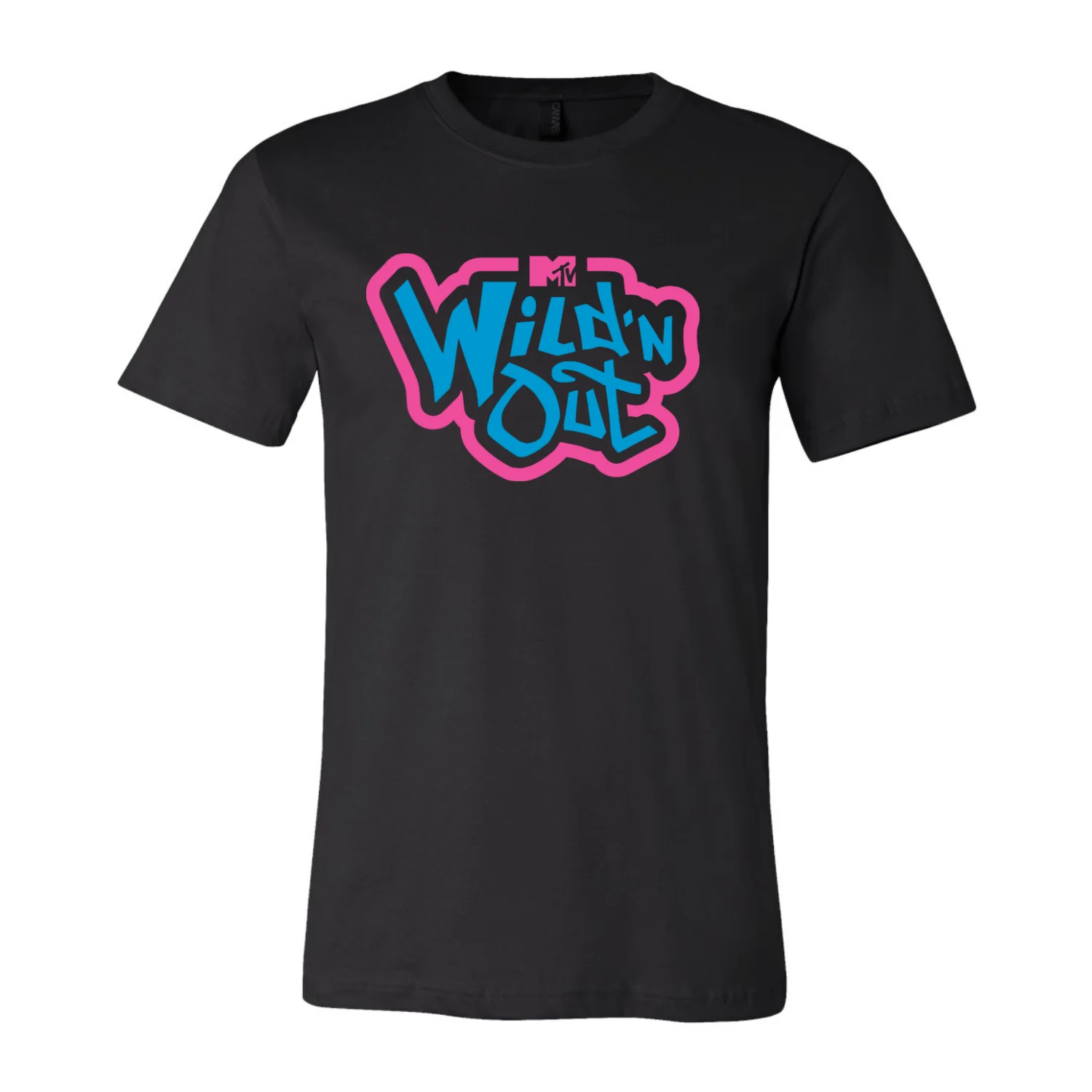 Wild 'N Out Neon Old School Adult Short Sleeve T-Shirt