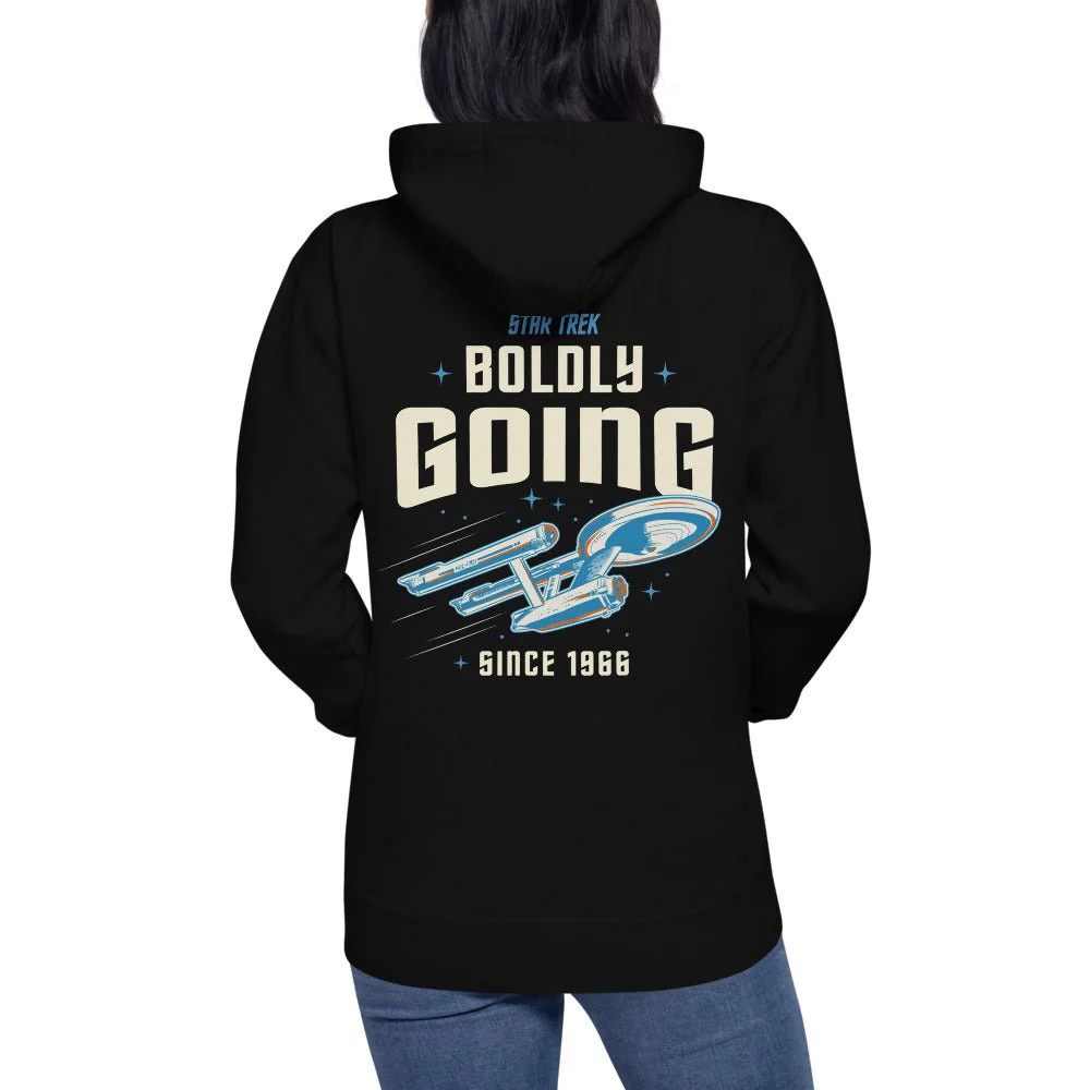 Star Trek Hoodie Boldly Going Since 1966 Personalized Name - Image 3