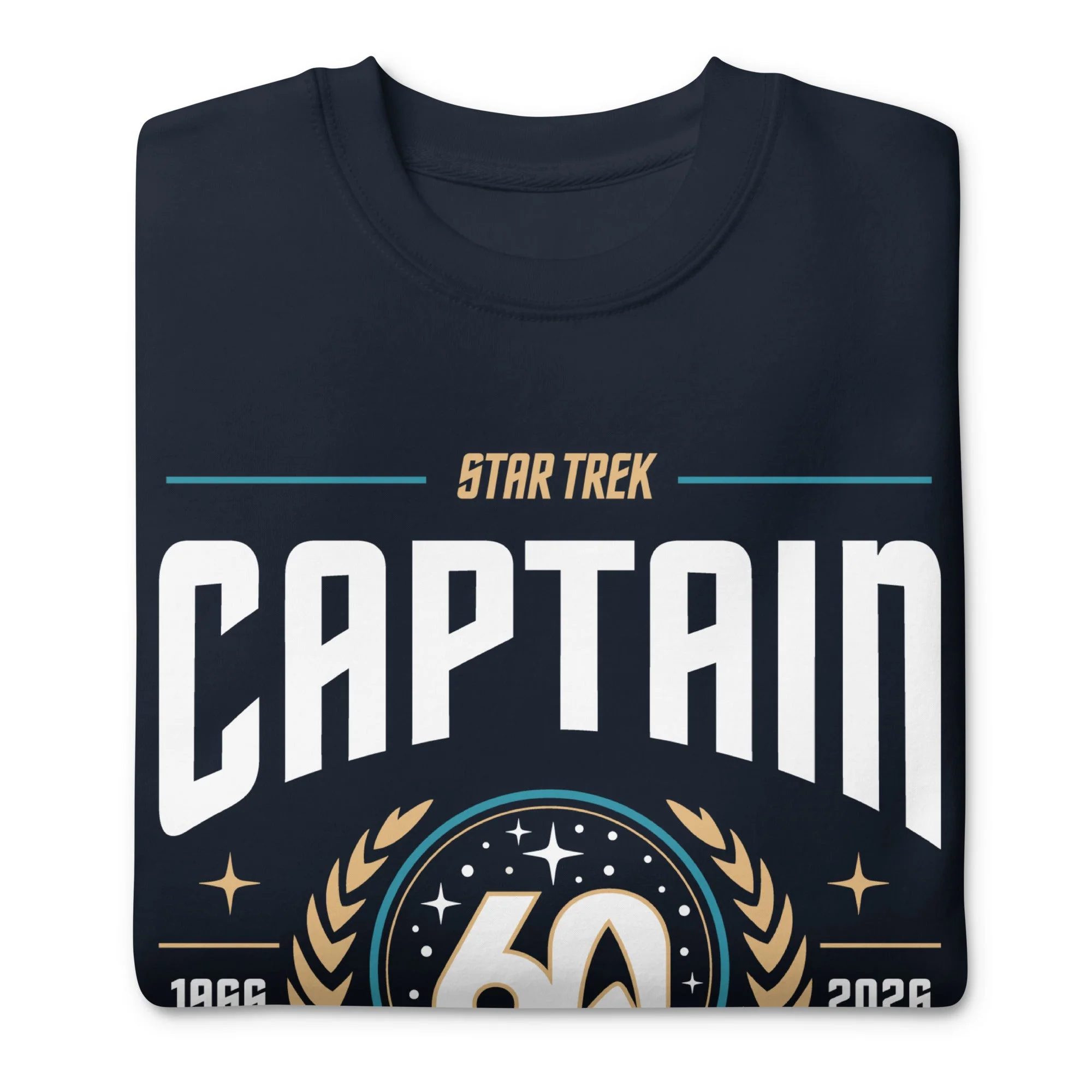 Star Trek Captain Personalized Name Sweatshirt 60th Anniversary - Image 4