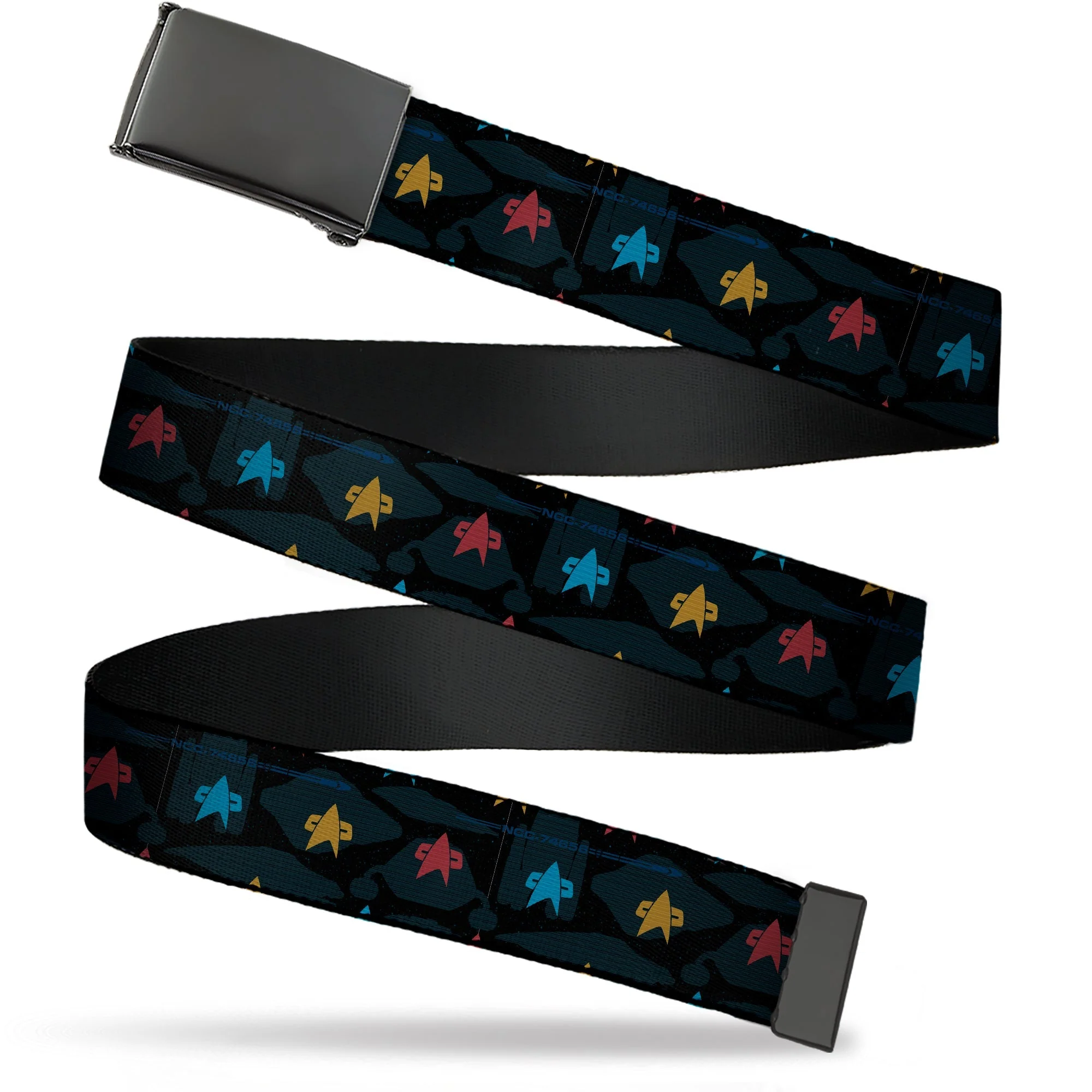 Star Trek Starfleet Insignia & Ship Silhouette Web Belt