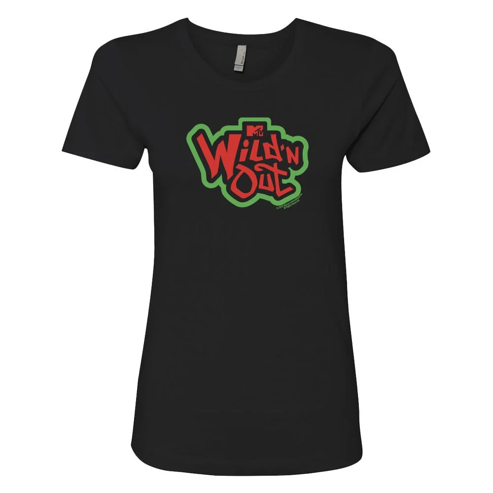 Wild 'N Out Green and Red Logo Women's Short Sleeve T-Shirt
