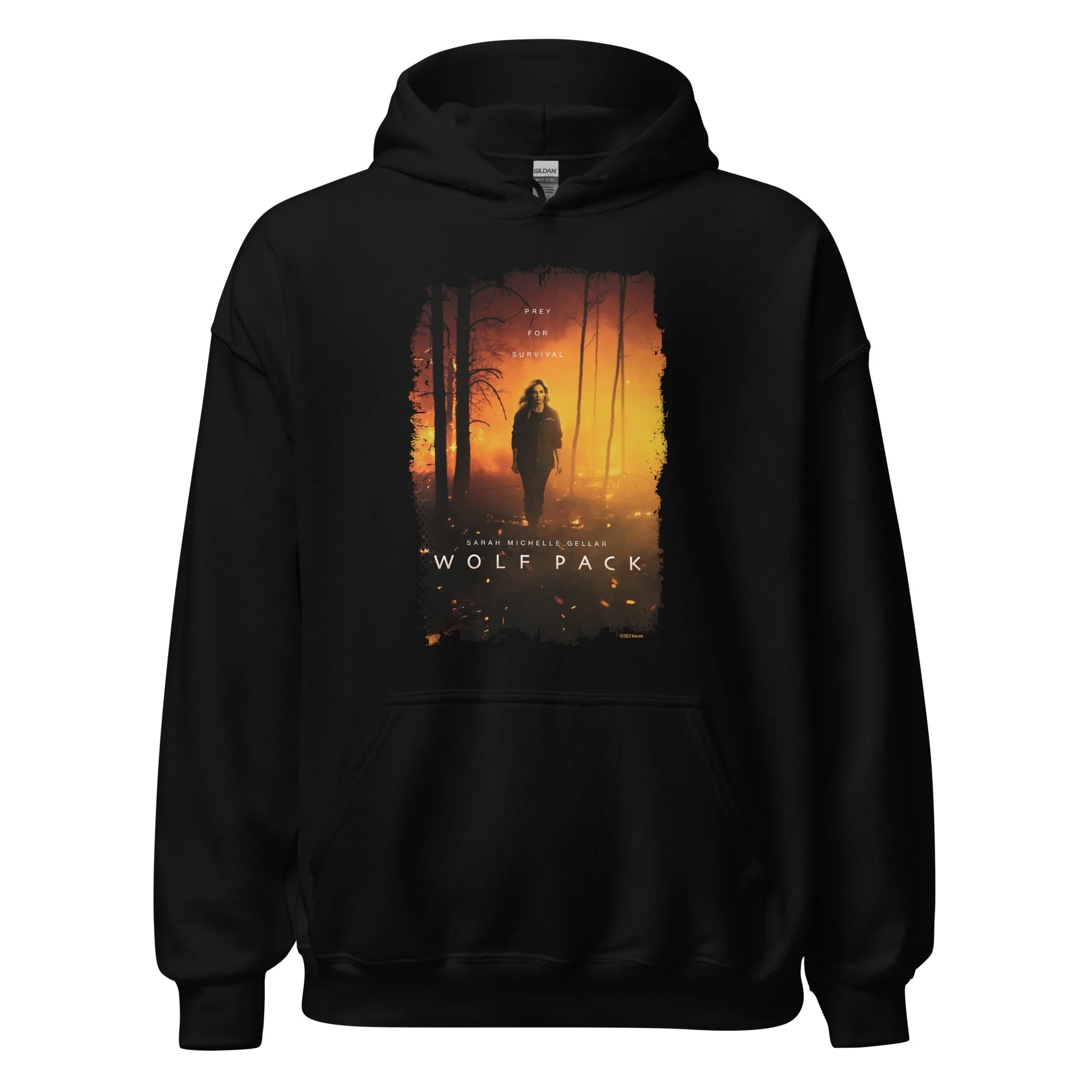 Wolf Pack Prey For Survival Adult Hooded Sweatshirt