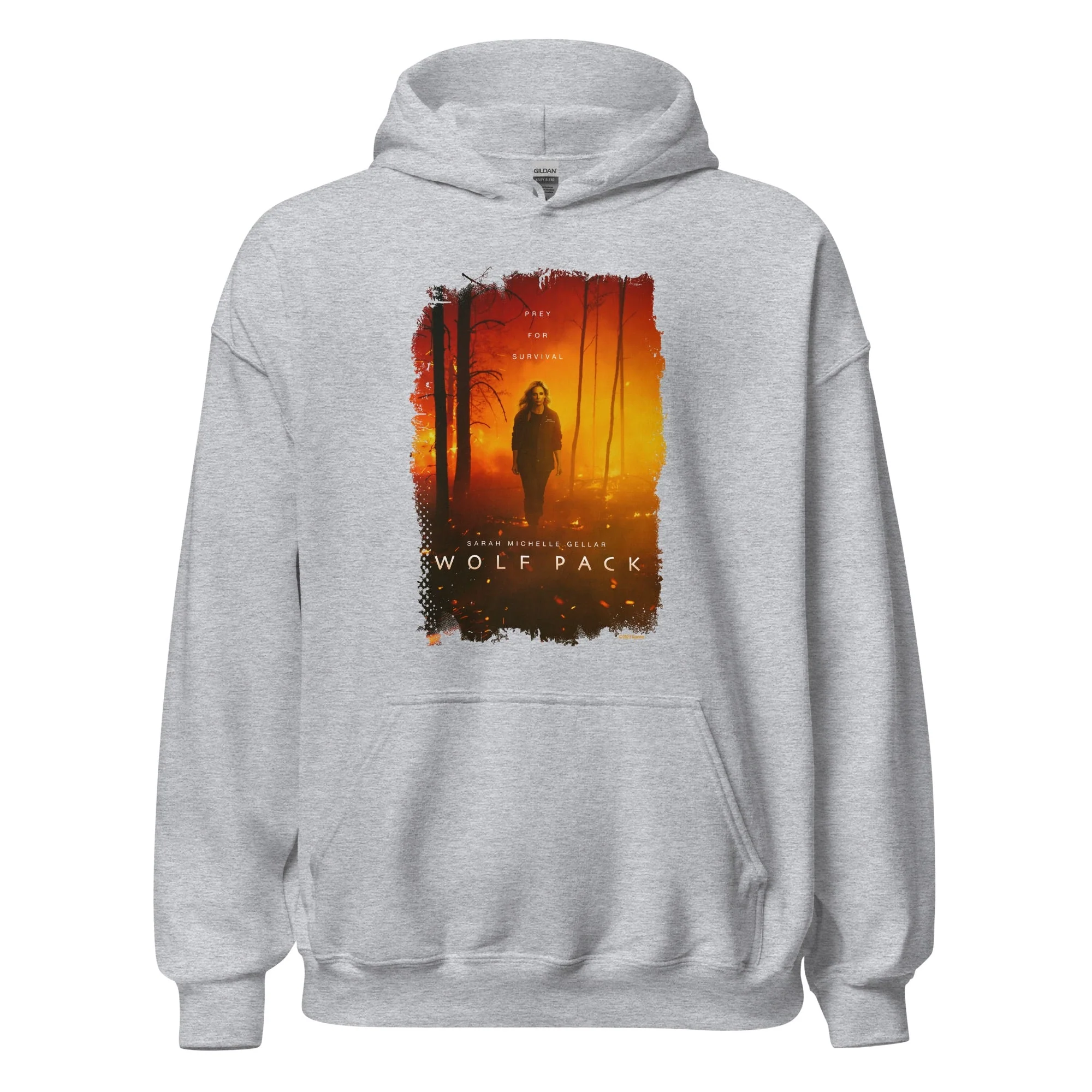 Wolf Pack Prey For Survival Adult Hooded Sweatshirt - Image 4