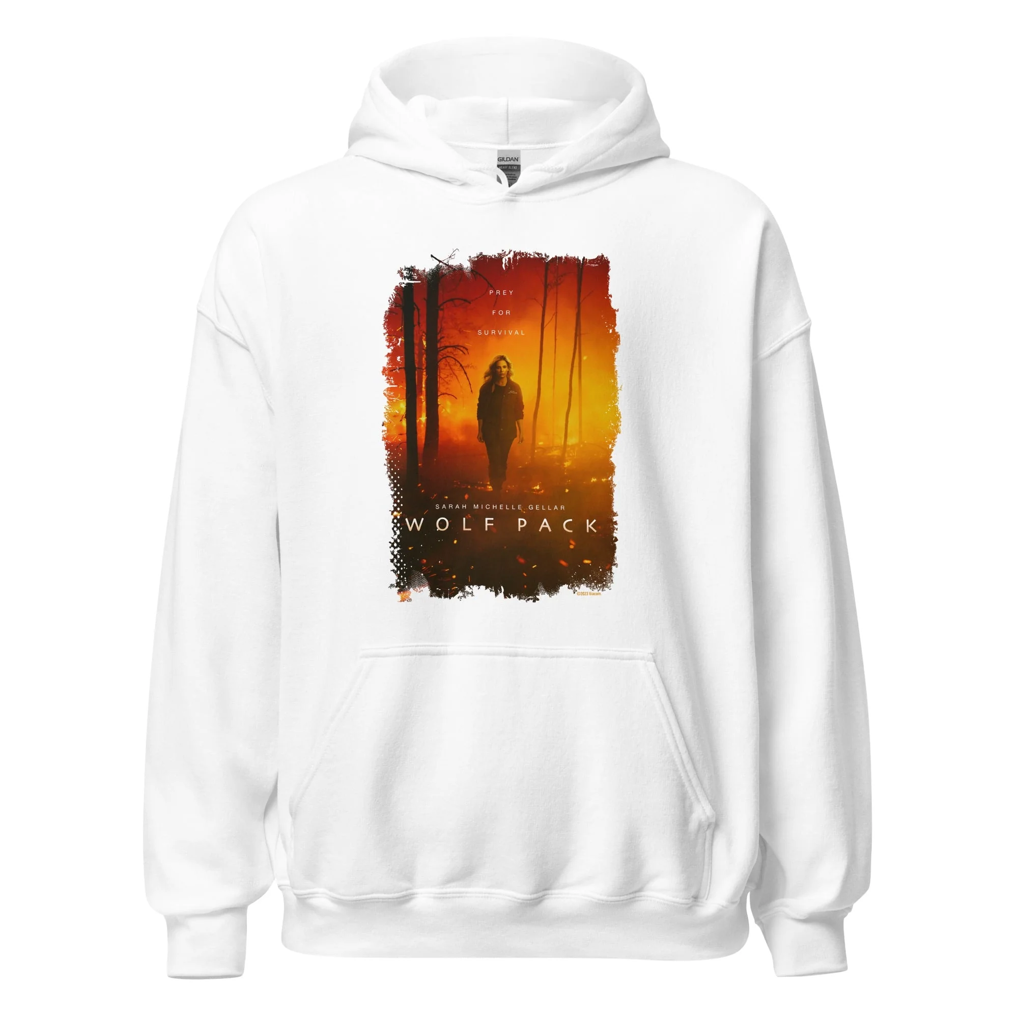 Wolf Pack Prey For Survival Adult Hooded Sweatshirt - Image 5