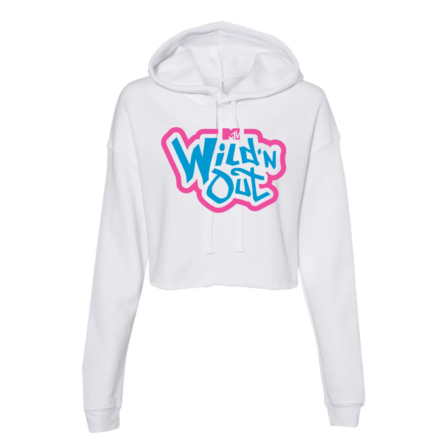 Wild 'N Out Neon Women's New School Crop Fleece Hoodie