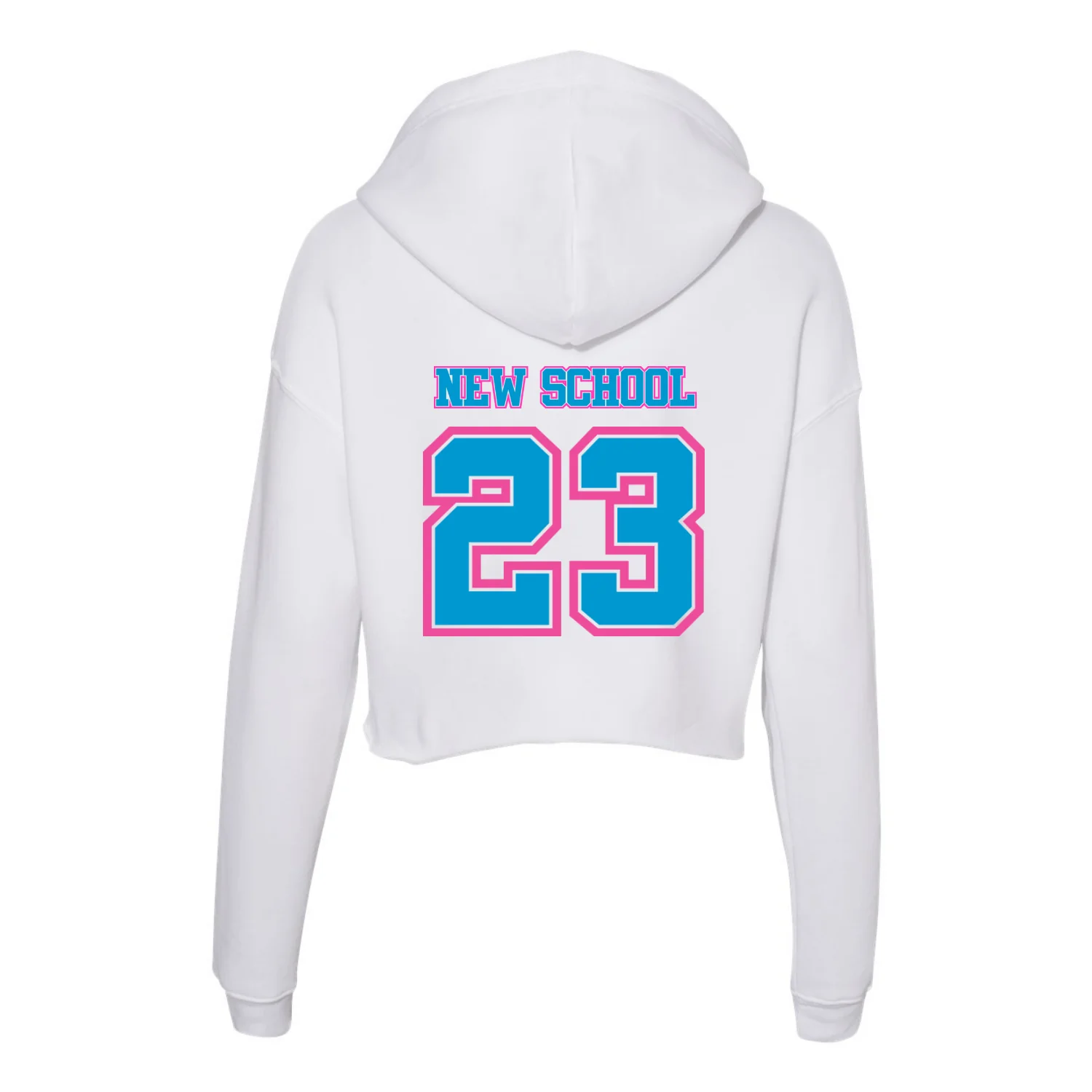 Wild 'N Out Neon Women's New School Crop Fleece Hoodie - Image 2