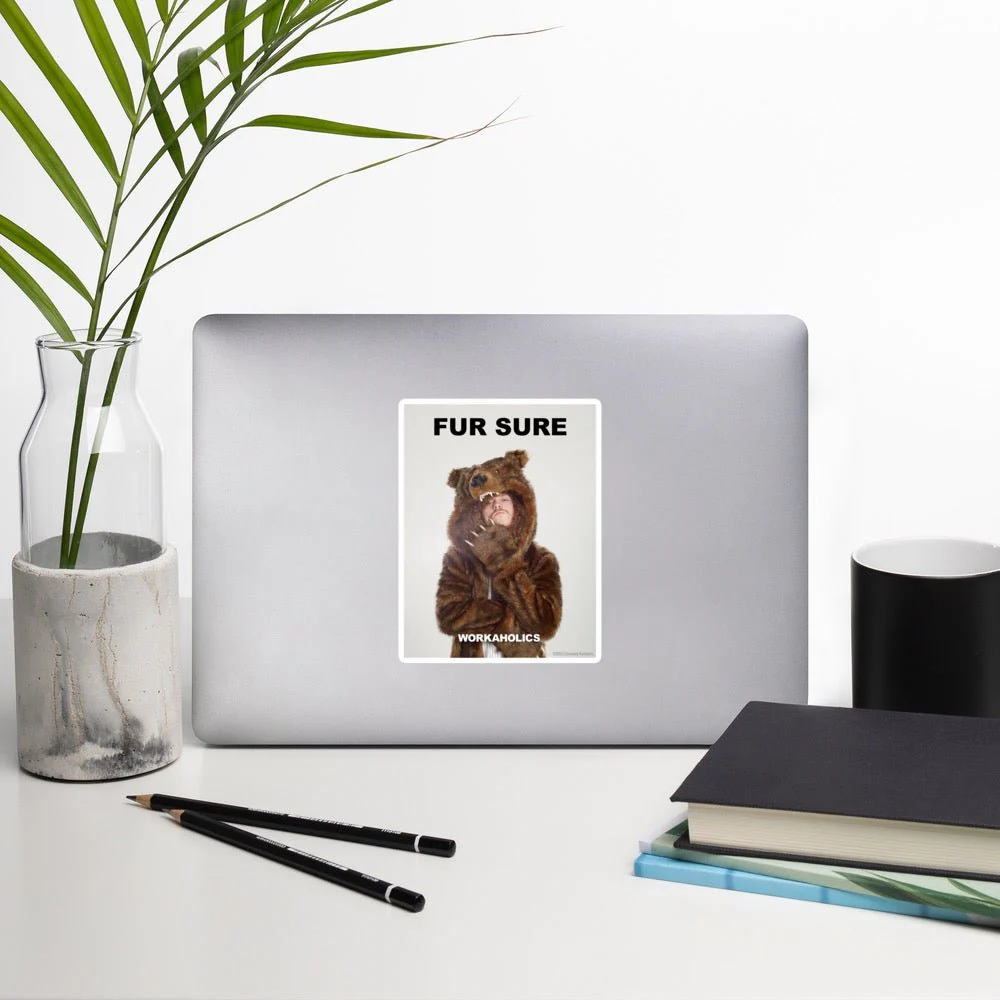 Workaholics "Fur Sure" Die Cut Sticker - Image 4
