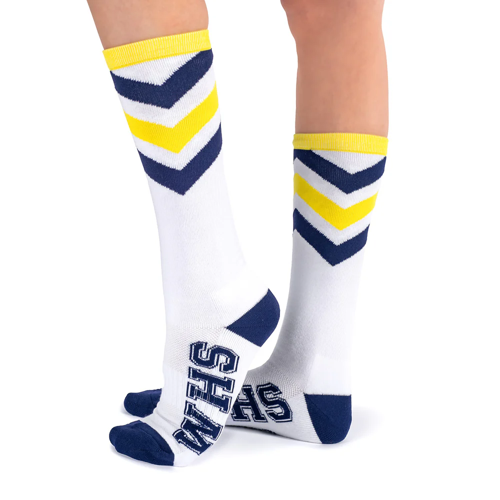 Yellowjackets WHS Chevron Socks - Image 5
