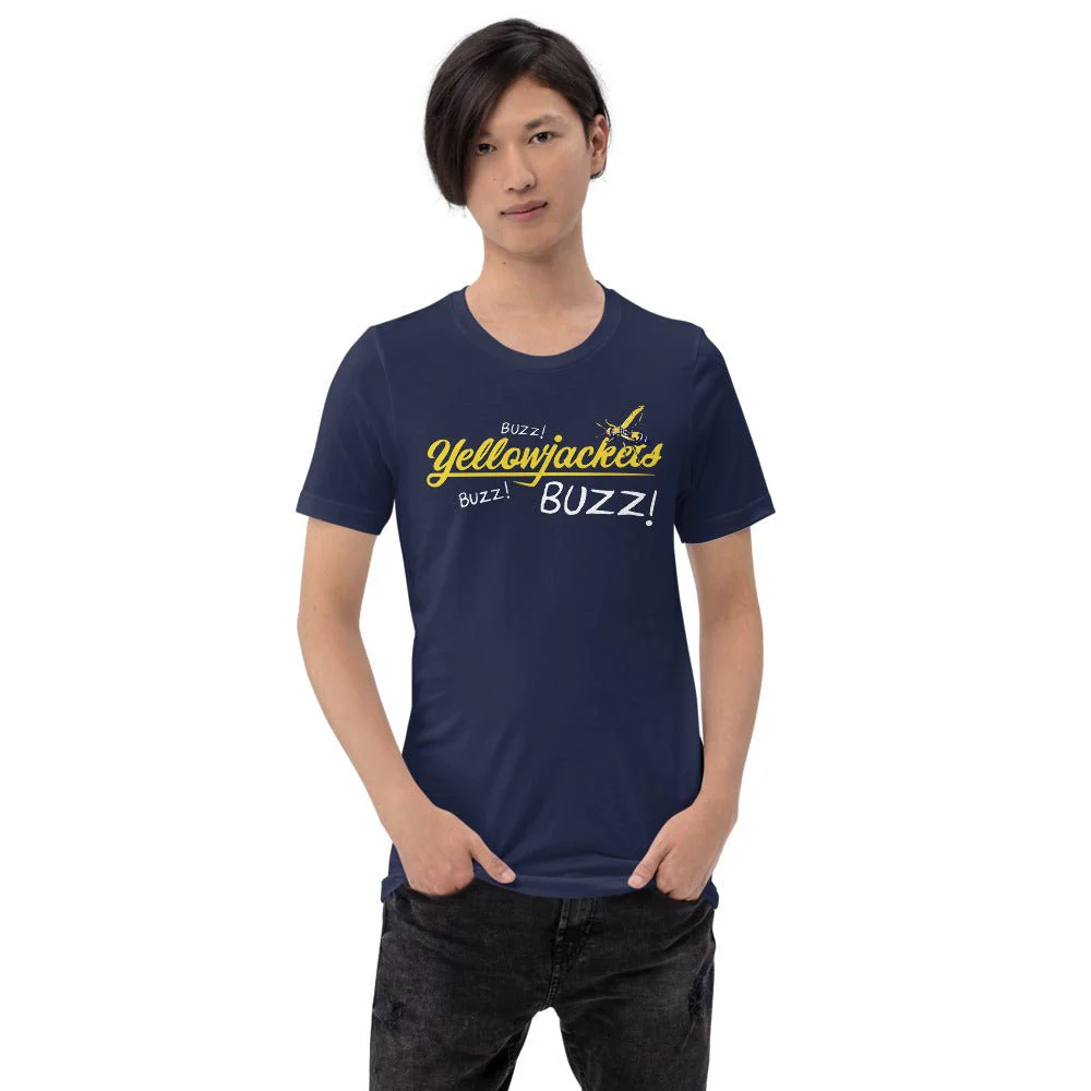 Yellowjackets Buzz! Buzz! Buzz! Unisex T-Shirt - Image 8