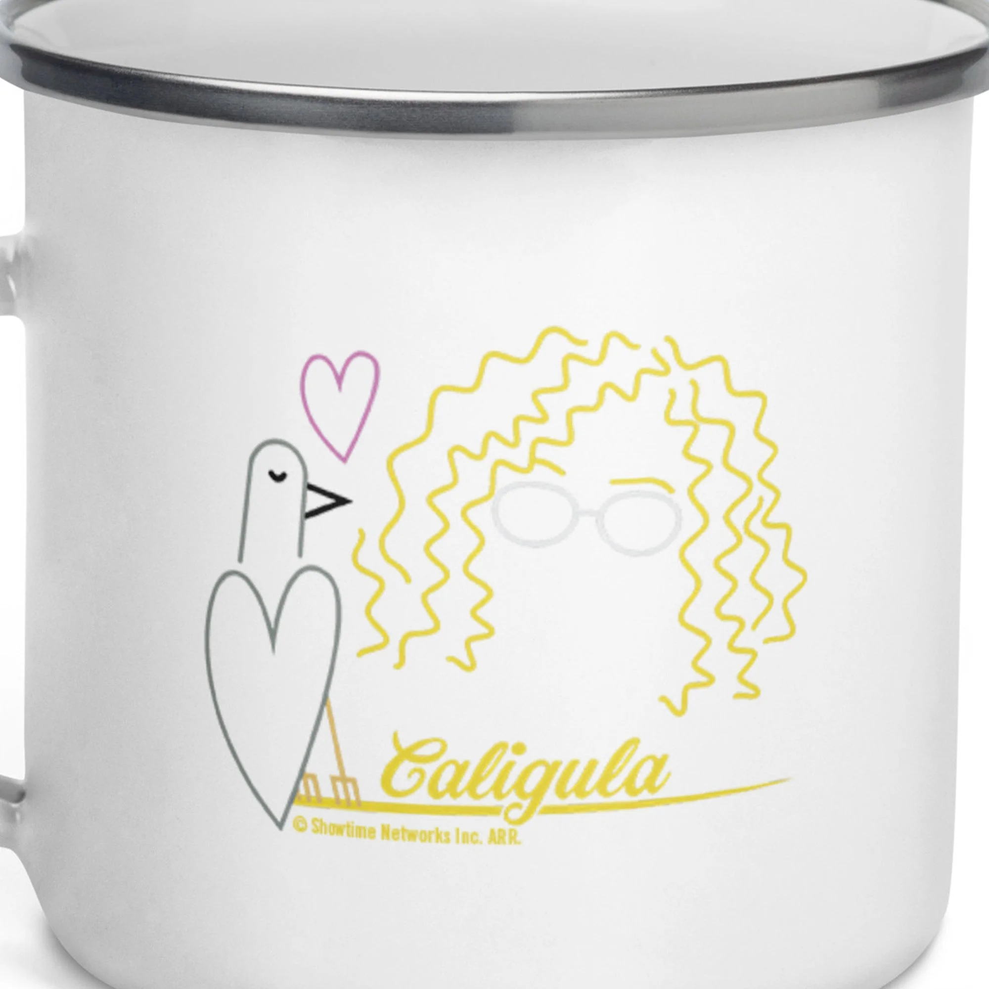 Yellowjackets Caligula Enamel Mug - Image 2