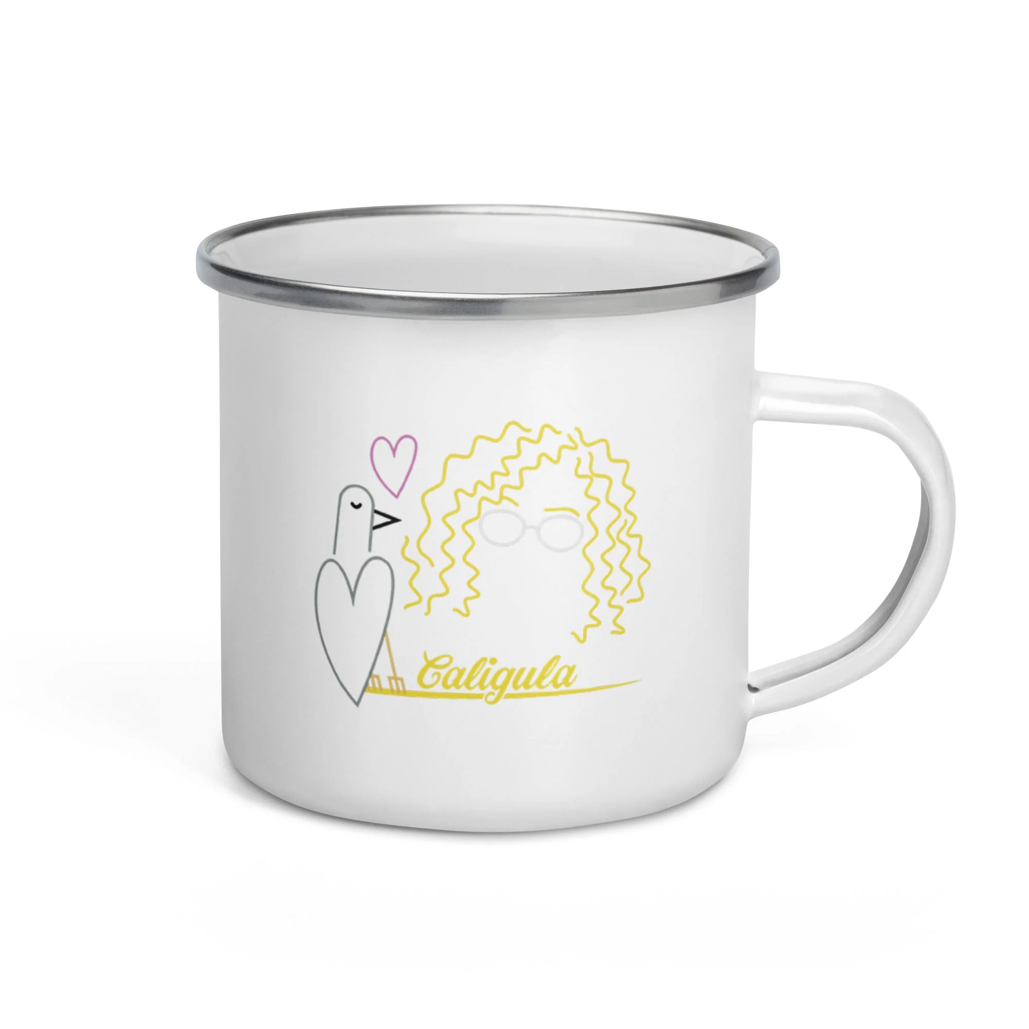 Yellowjackets Caligula Enamel Mug - Image 3