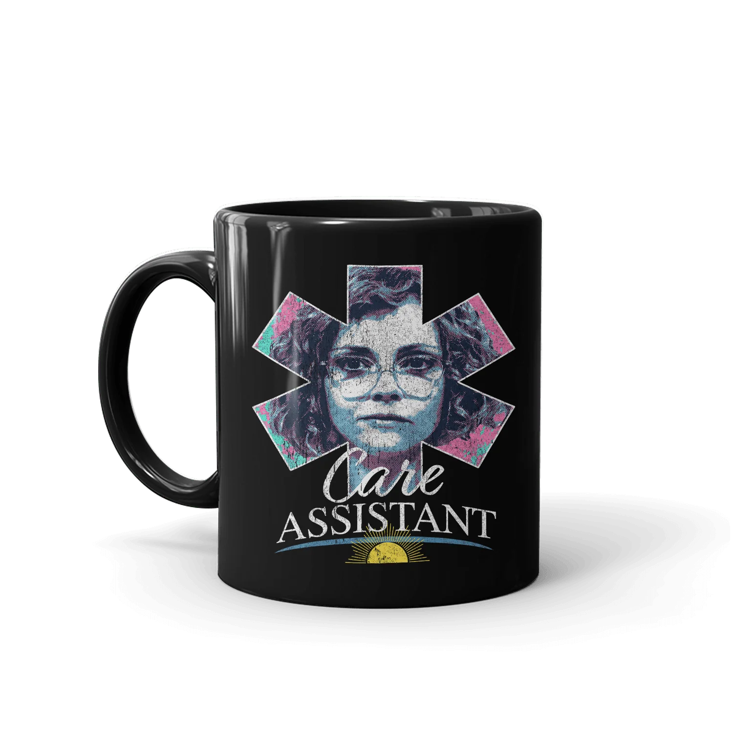 Yellowjackets Care Assistant Black Mug
