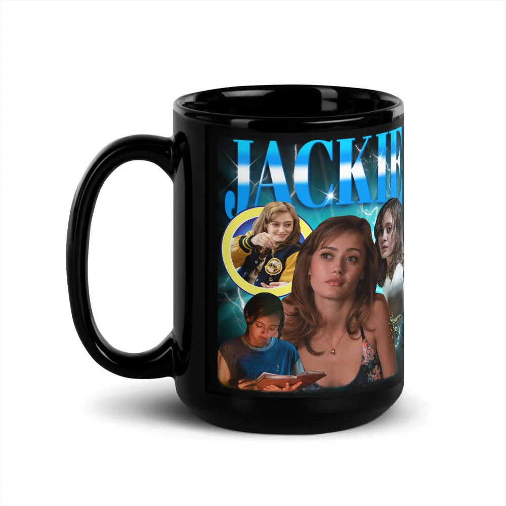 Yellowjackets Jackie Heartthrob Black Glossy Mug - Image 4