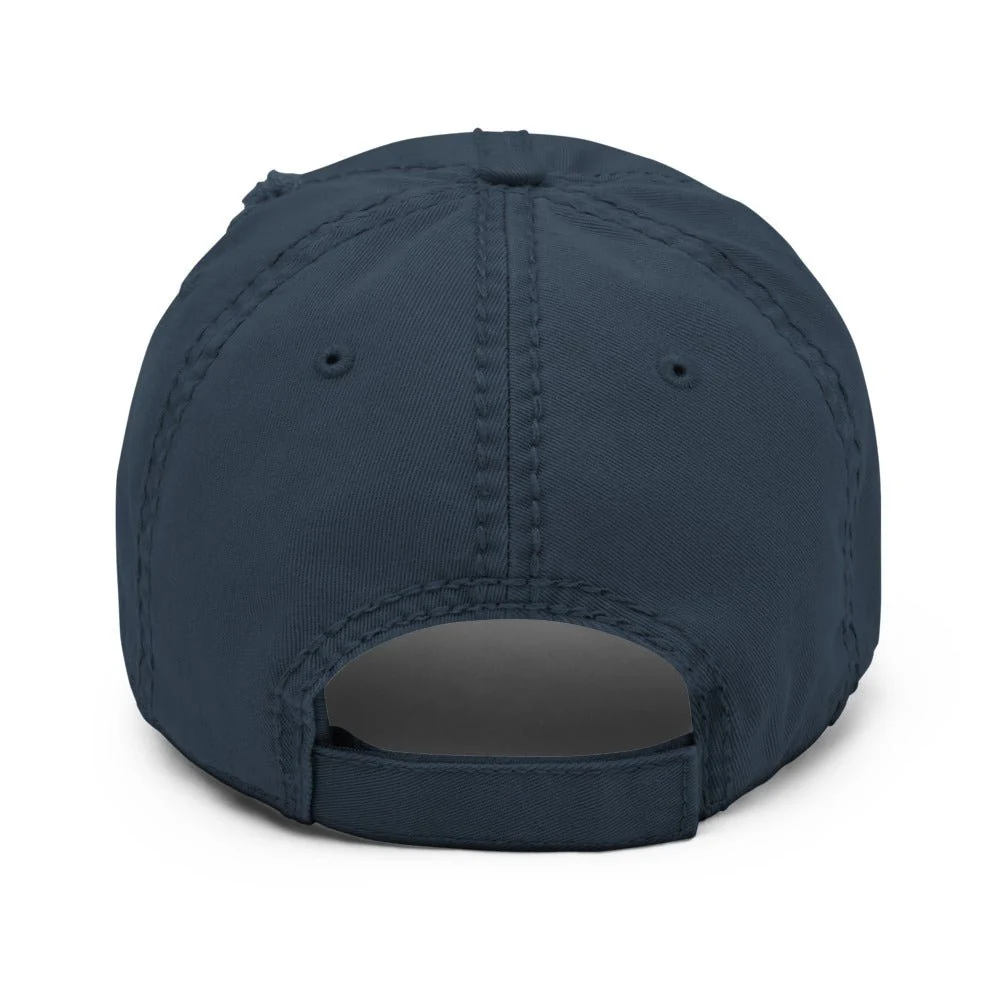 Yellowjackets Logo Distressed Dad Hat - Image 3