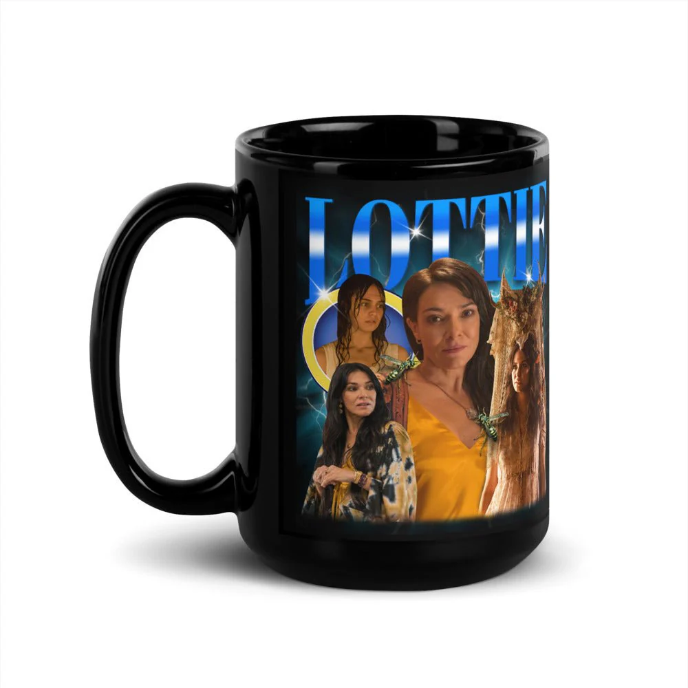 Yellowjackets Lottie Heartthrob Black Glossy Mug - Image 4