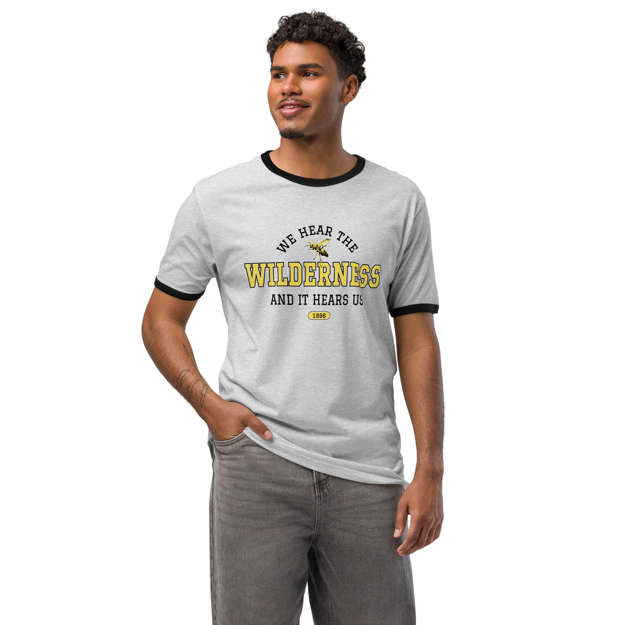 Yellowjackets Ringer T-Shirt We Hear the Wilderness - Image 3