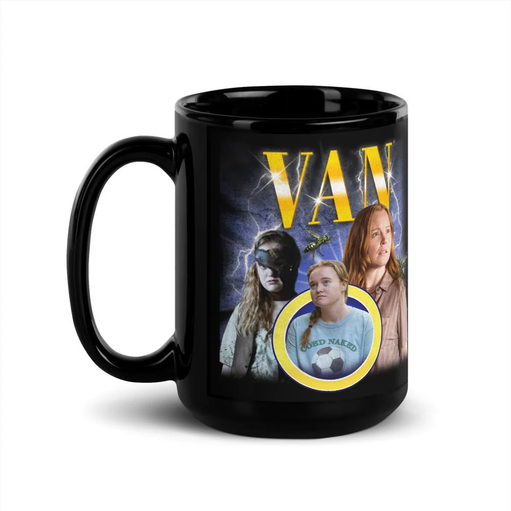 Yellowjackets Van Heartthrob Black Glossy Mug - Image 4