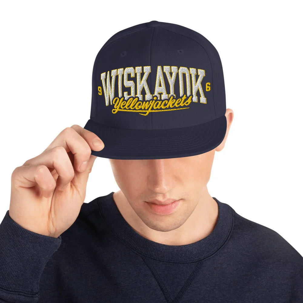 Yellowjackets Wiskayok '96 Embroidered Flat Bill Hat - Image 2