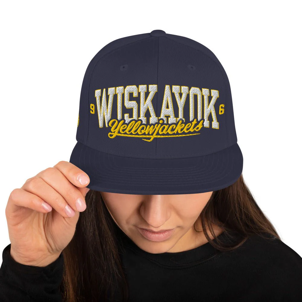 Yellowjackets Wiskayok '96 Embroidered Flat Bill Hat - Image 7