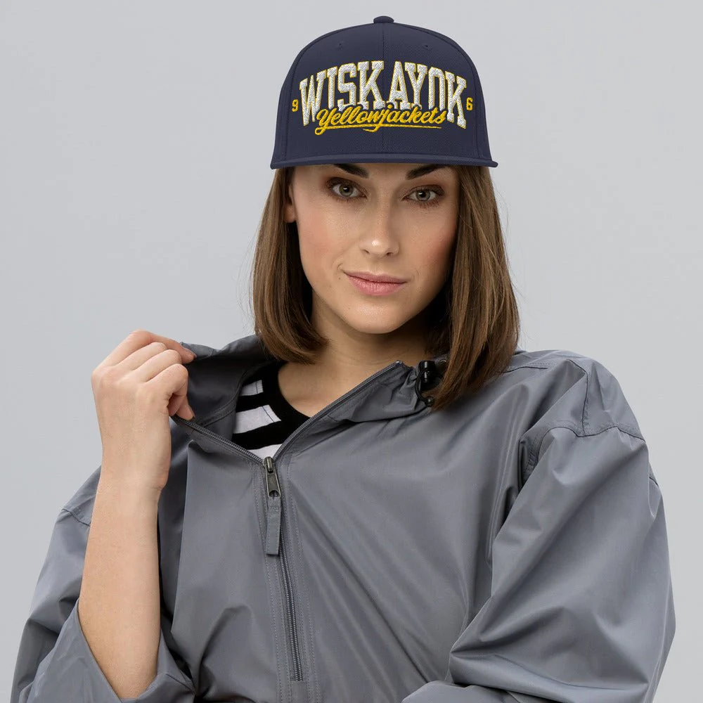 Yellowjackets Wiskayok '96 Embroidered Flat Bill Hat - Image 8