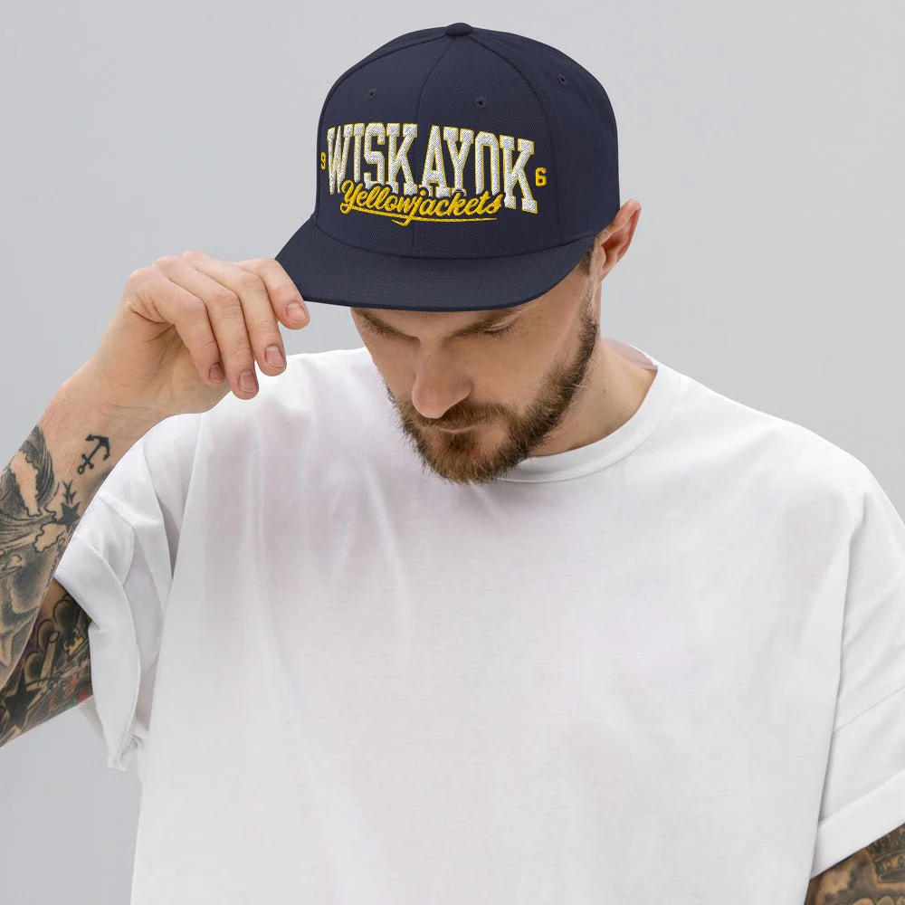 Yellowjackets Wiskayok '96 Embroidered Flat Bill Hat - Image 9