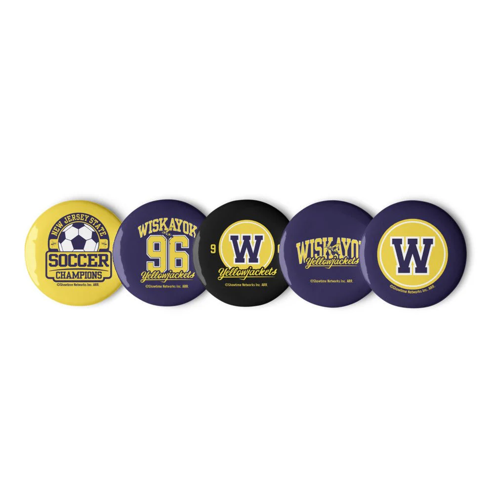 Yellowjackets Wiskayok Five Piece Pin Set
