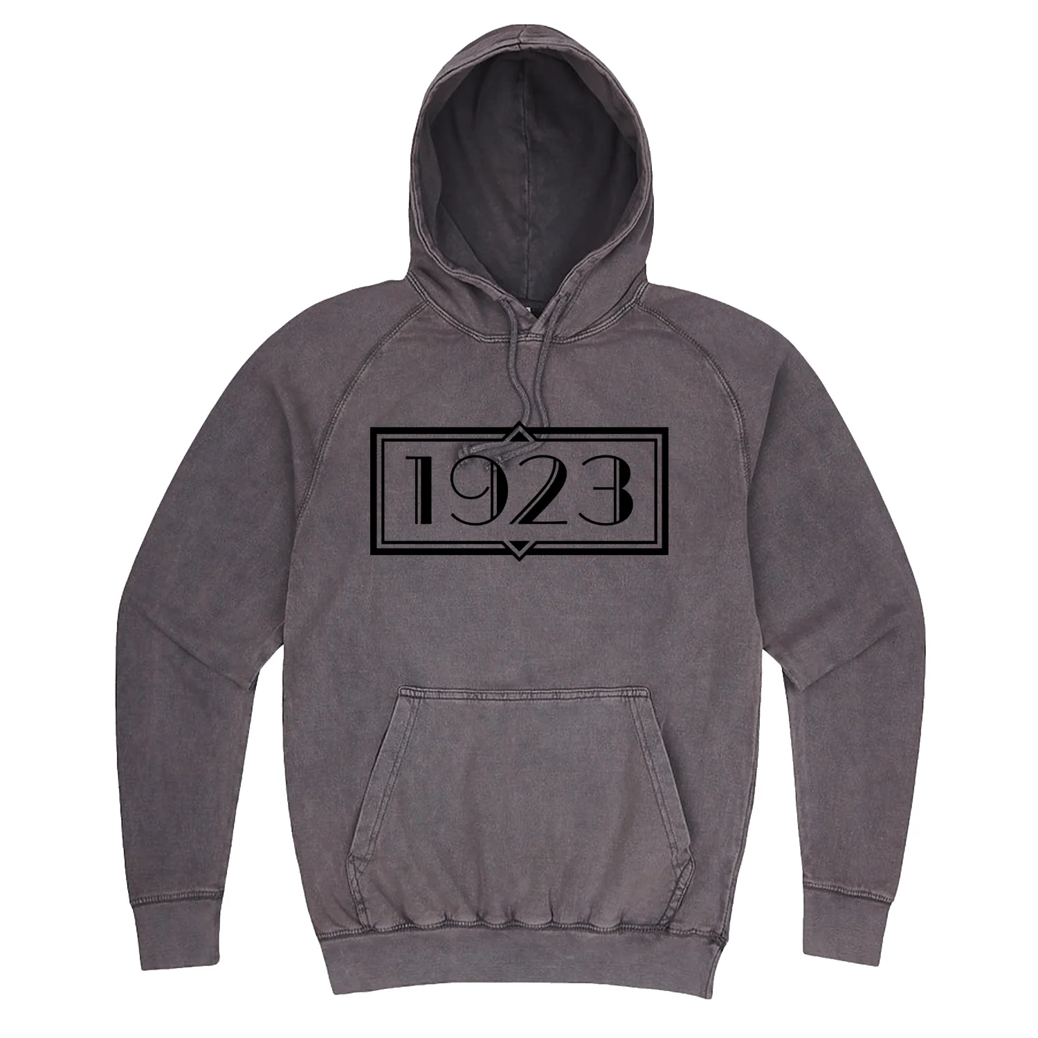 Yellowstone 1923 Logo Distressed Hooded Sweatshirt - Image 2