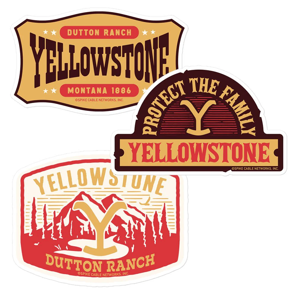 Yellowstone Assorted Patches Sticker Pack of 3 - Image 2