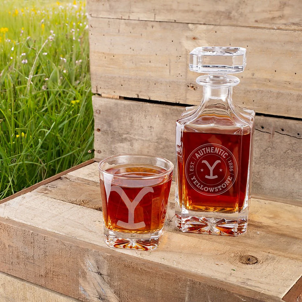 Yellowstone Authentic Y Logo Decanter Set - Image 5