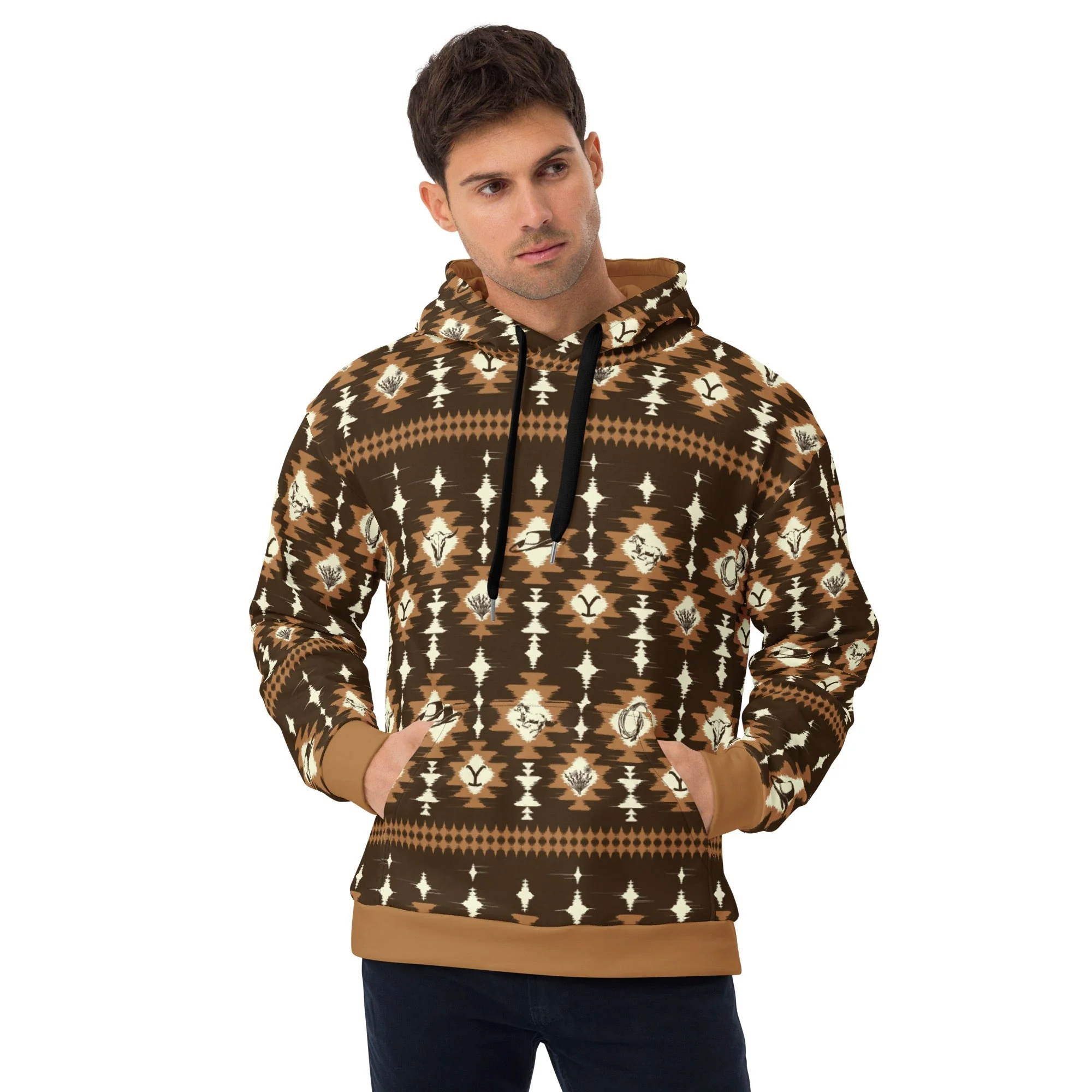 Yellowstone Aztec Hoodie - Image 4