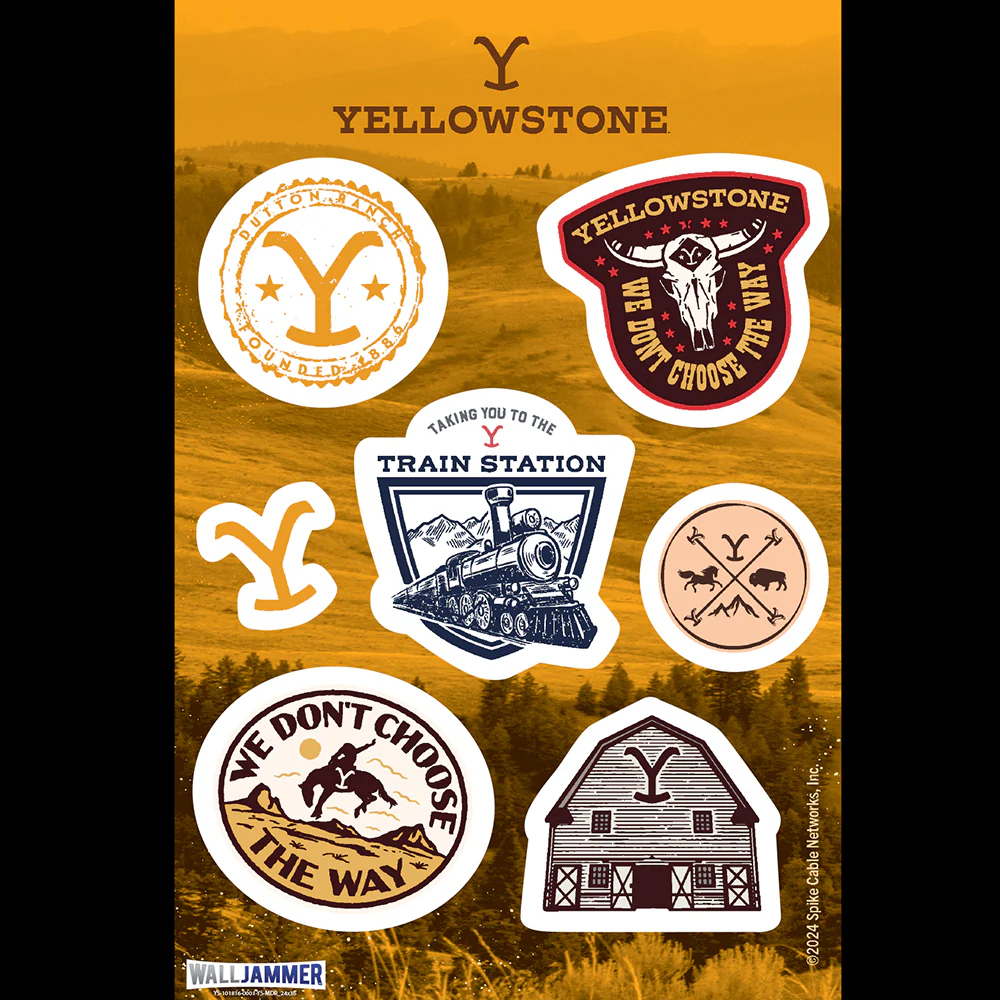 Yellowstone Badge Wall Decals - Image 2