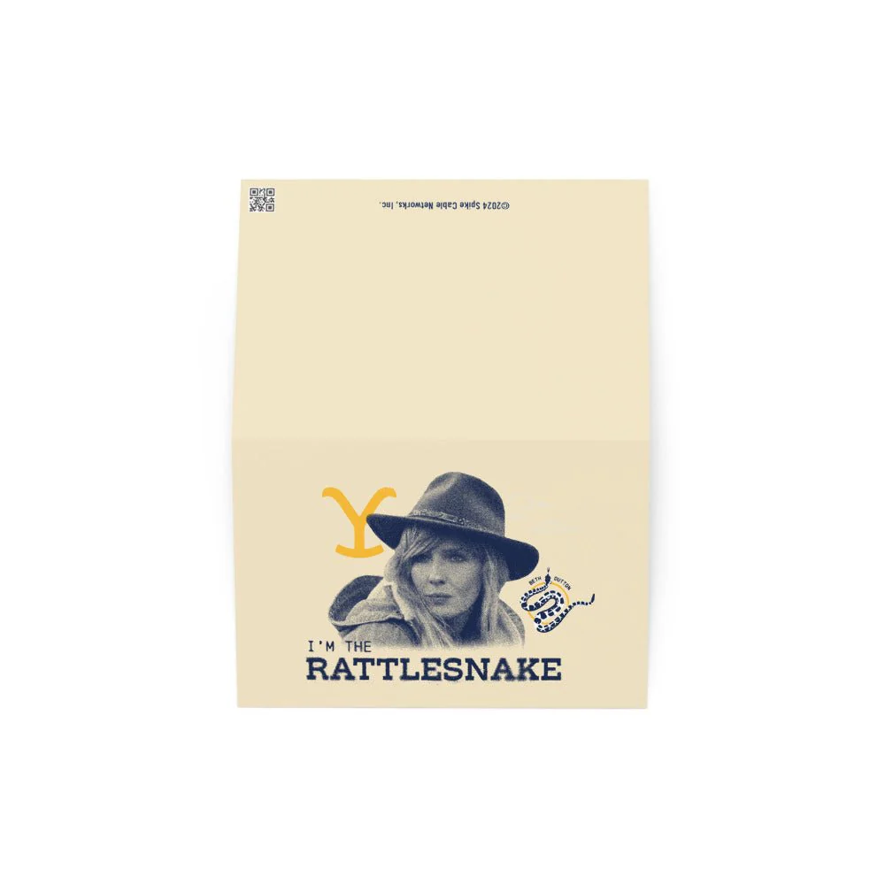 Yellowstone Beth Dutton I'm the Rattlesnake Greeting Card - Image 5