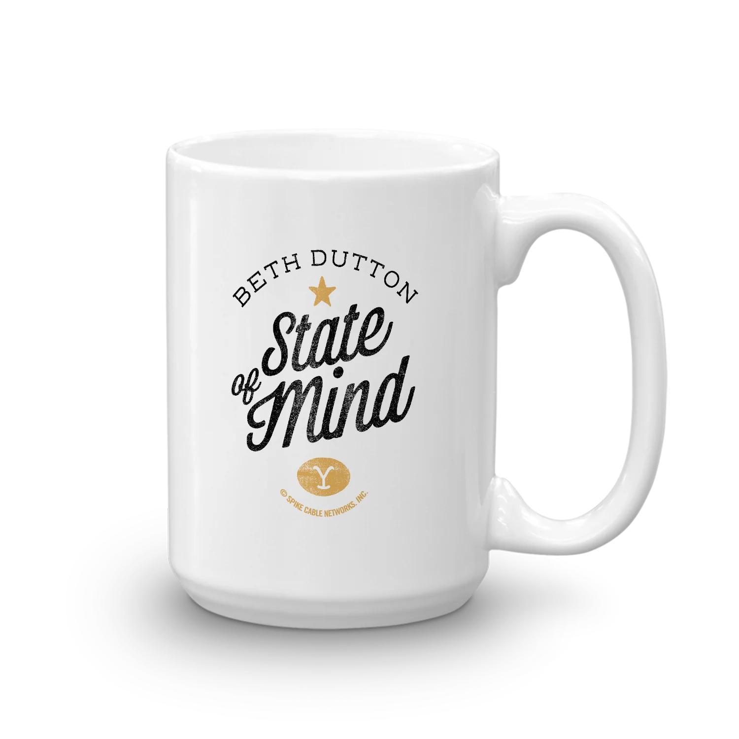 Yellowstone Beth Dutton State of Mind White Mug - Image 4