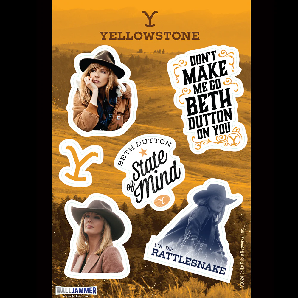 Yellowstone Beth Dutton Wall Decals - Image 2