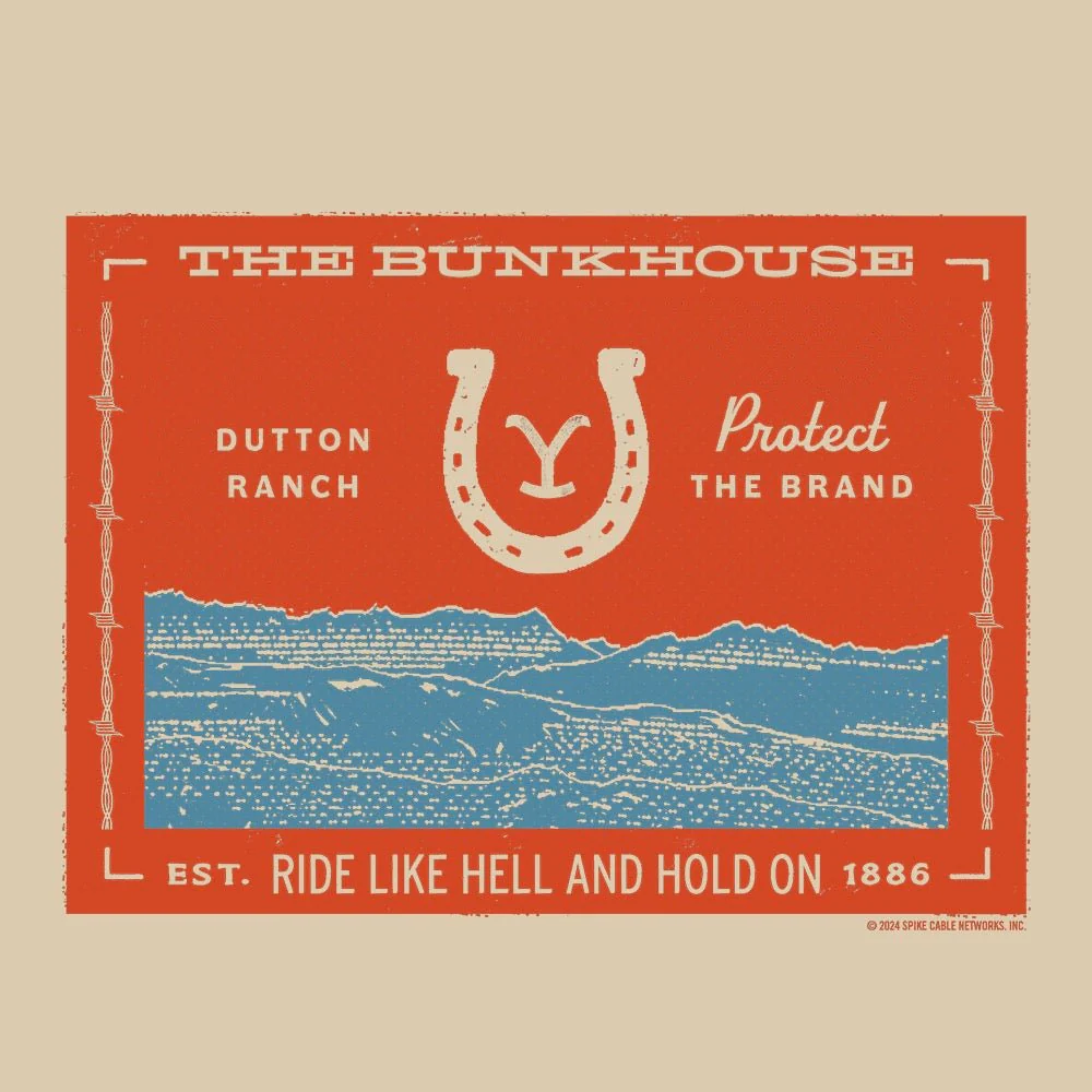 Yellowstone Bunkhouse Ocean Adult Crewneck - Image 2
