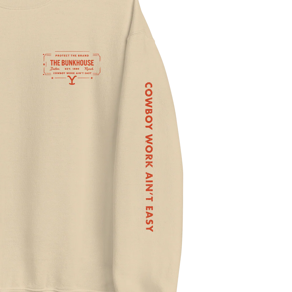 Yellowstone Bunkhouse Ocean Adult Crewneck - Image 6