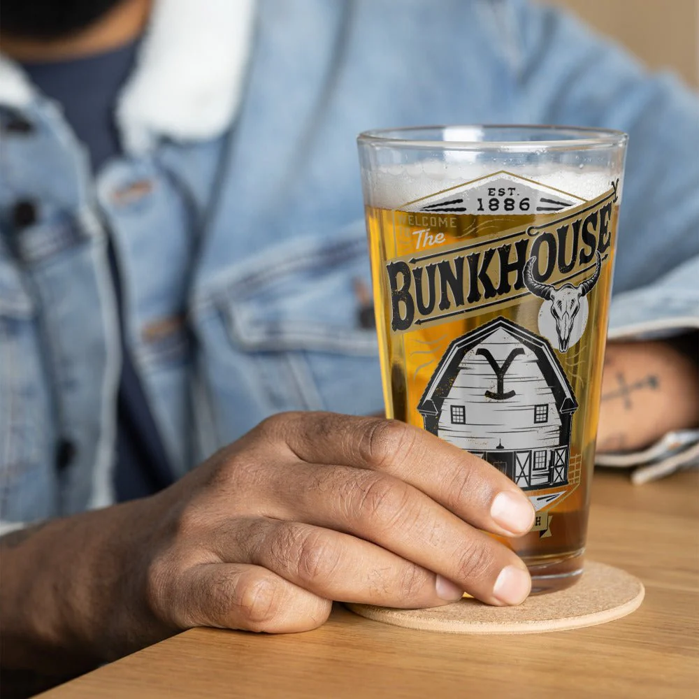 Yellowstone Bunkhouse Pint Glass - Image 2