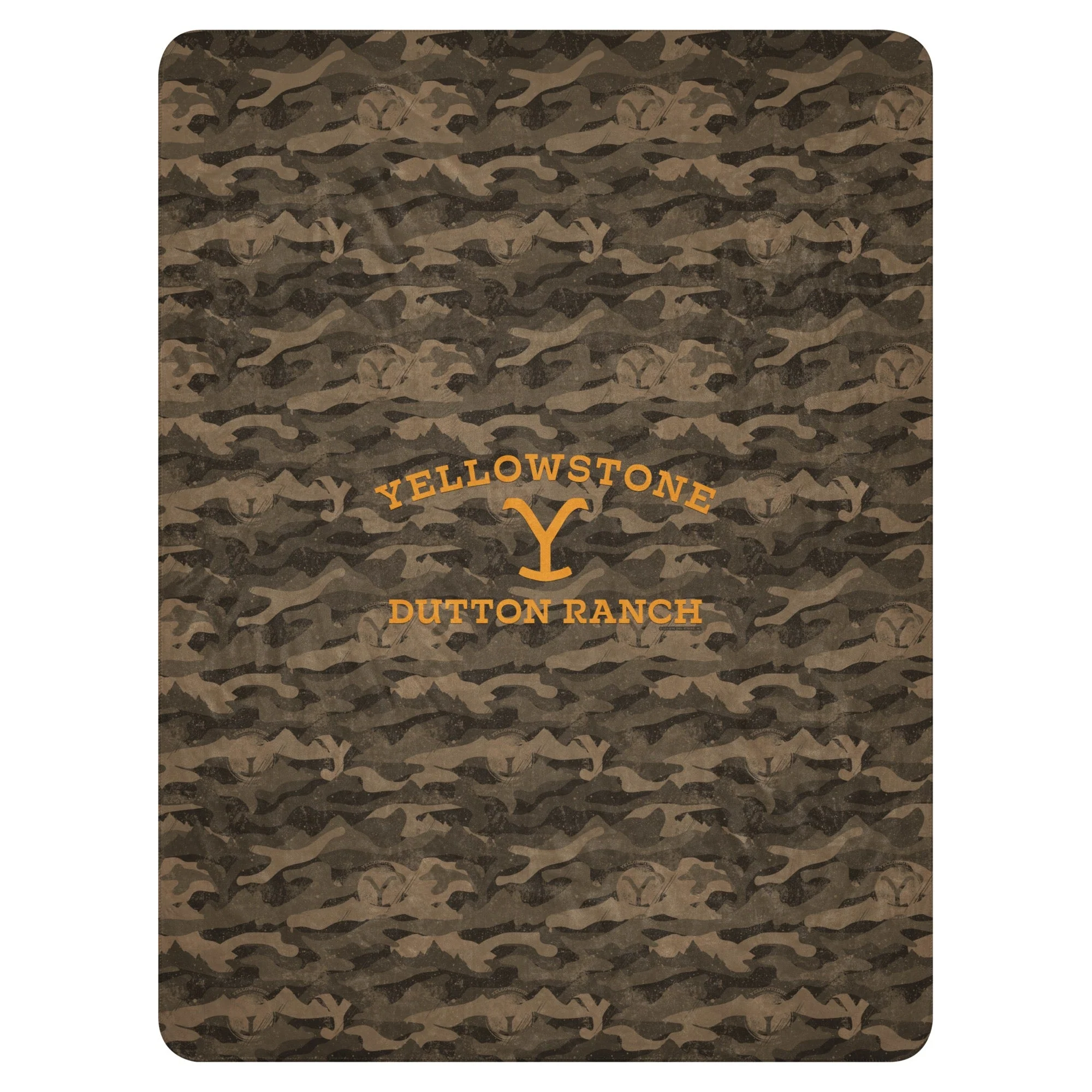 Yellowstone Camo Sherpa Blanket - Image 9