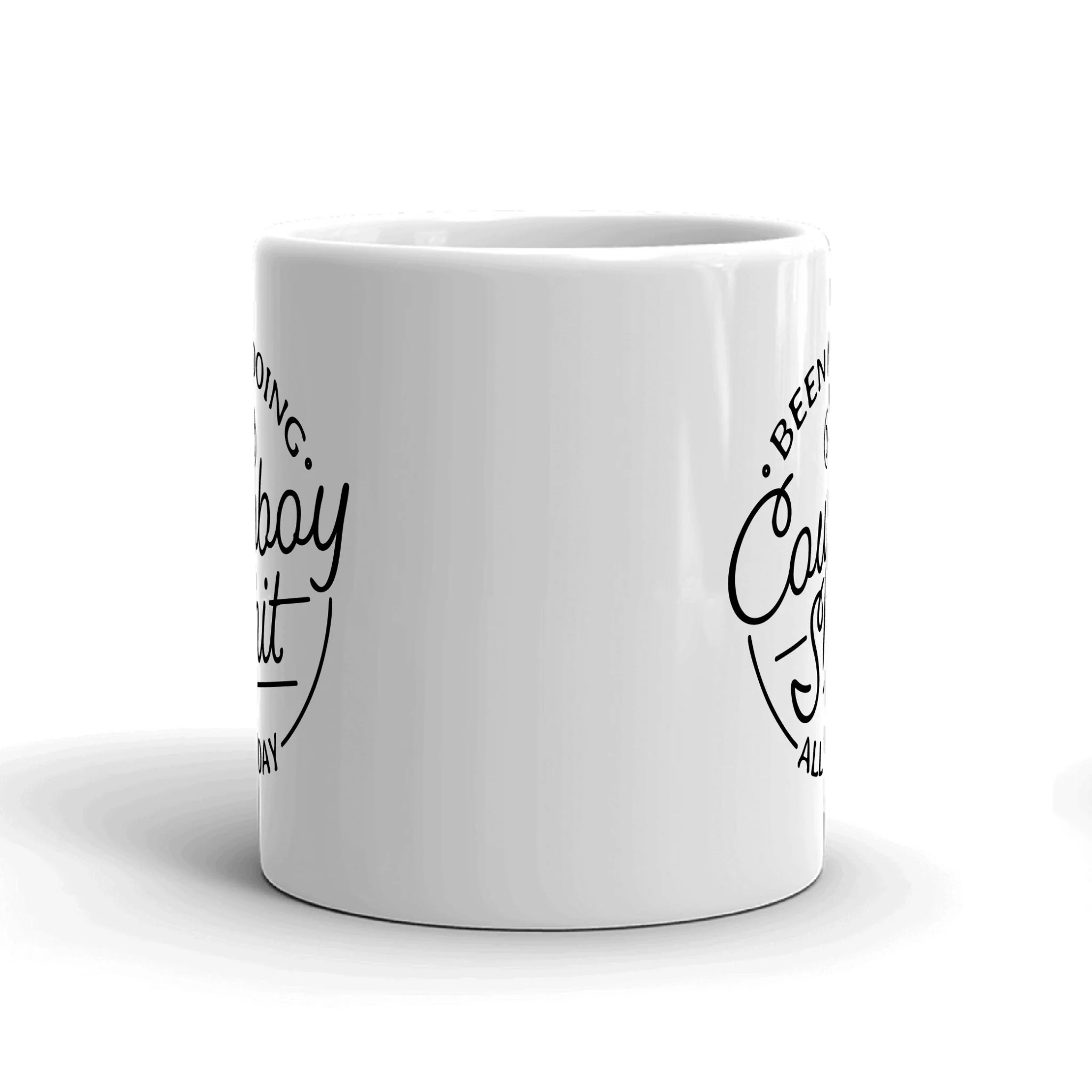 Yellowstone Cowboy White Mug - Image 2