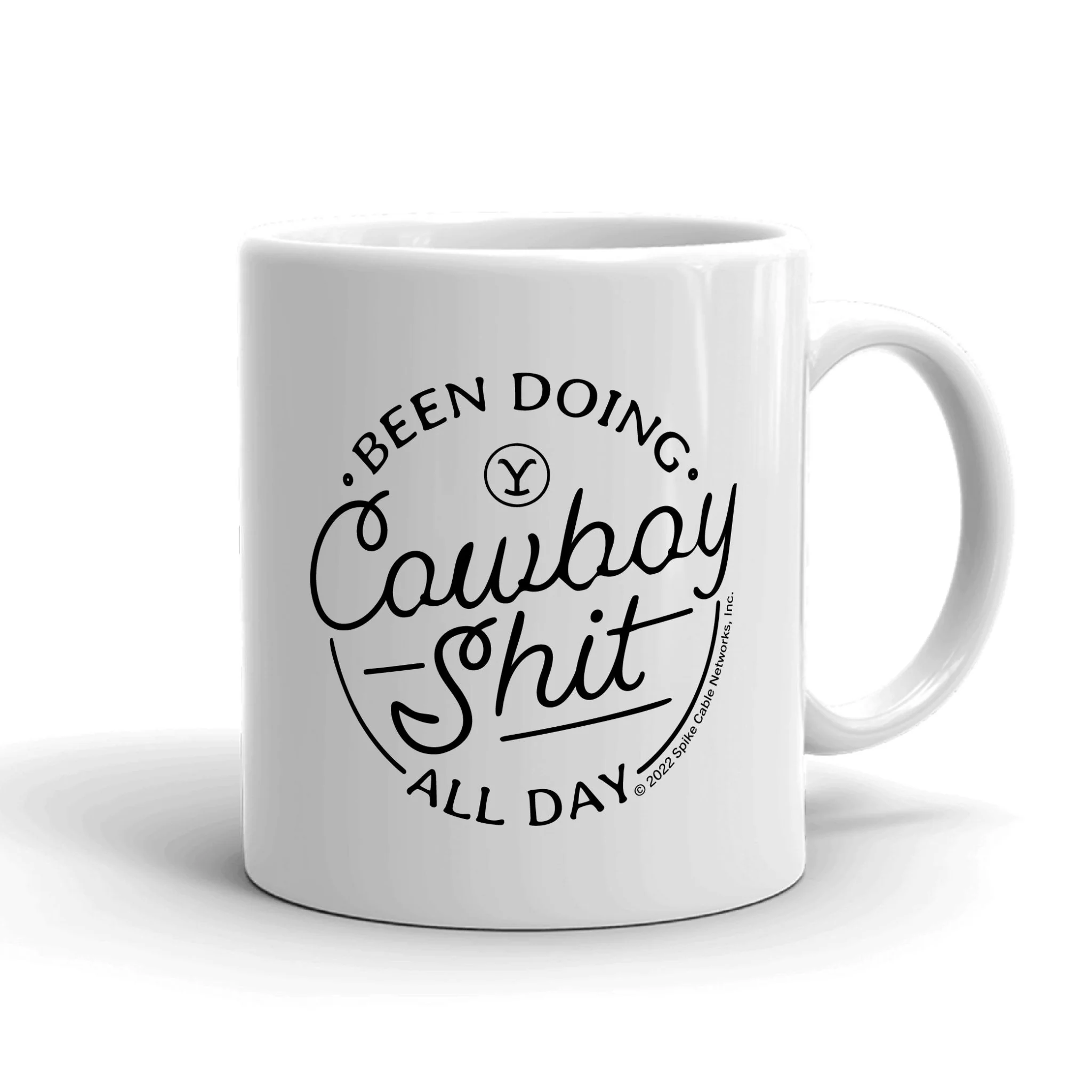 Yellowstone Cowboy White Mug - Image 3