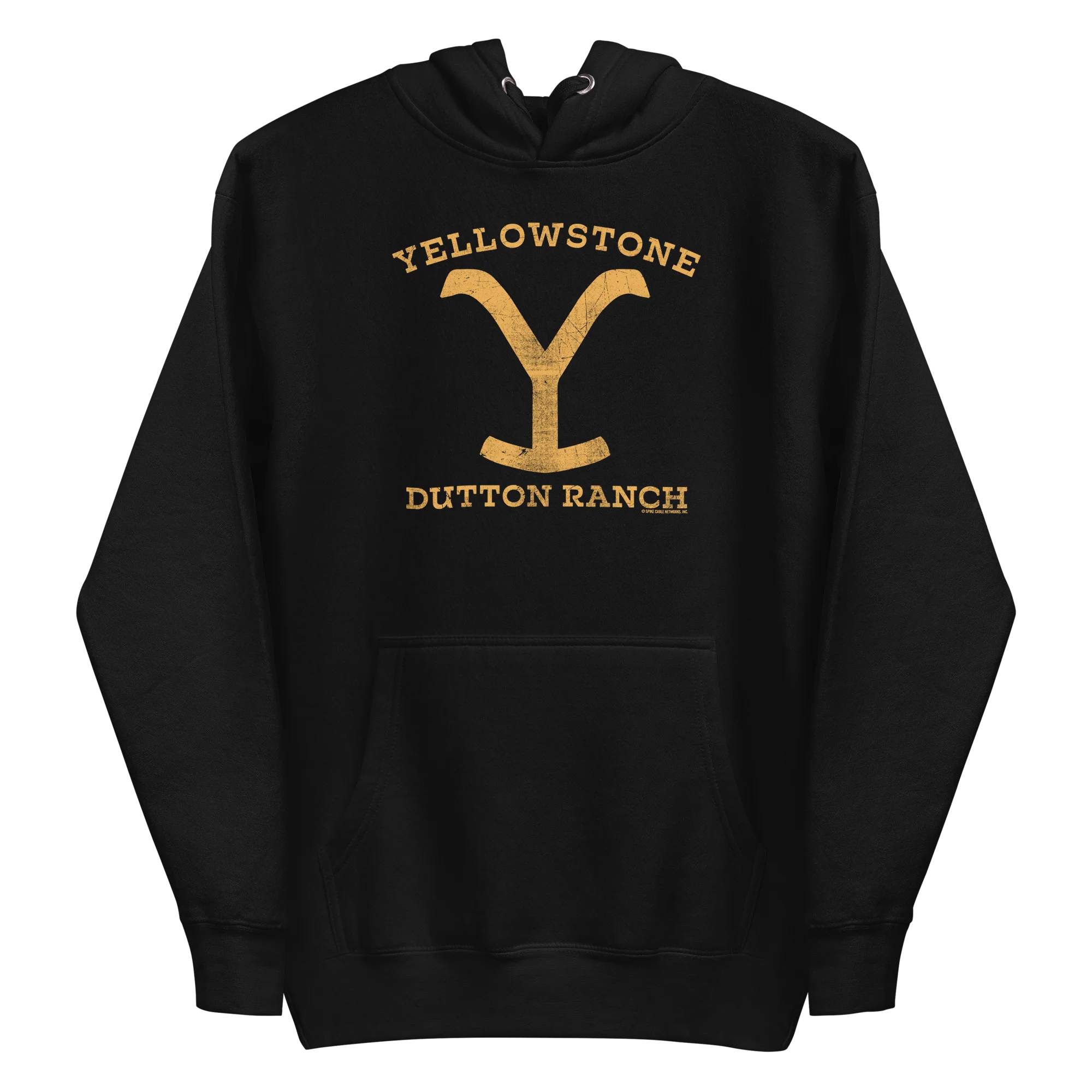 Yellowstone Dutton Ranch Distressed Logo Unisex Premium Hoodie