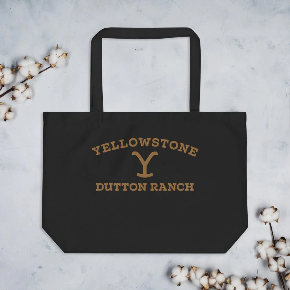 Yellowstone Dutton Ranch Embroidered Tote Bag - Image 2