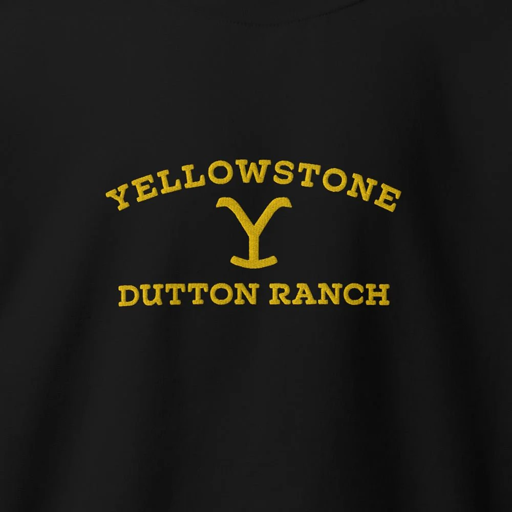 Yellowstone Dutton Ranch Embroidered Sweatshirt - Image 2