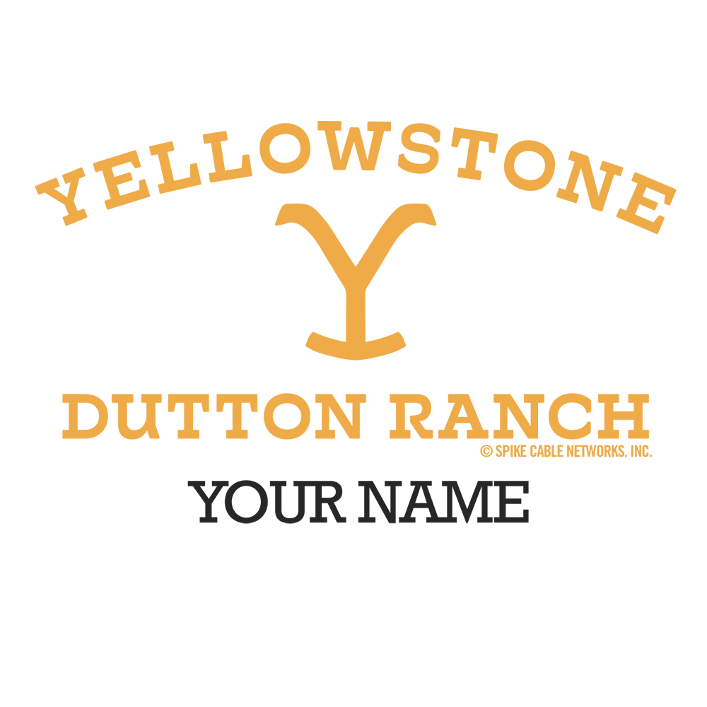 Yellowstone Dutton Ranch Logo Personalized Baby Bodysuit - Image 2