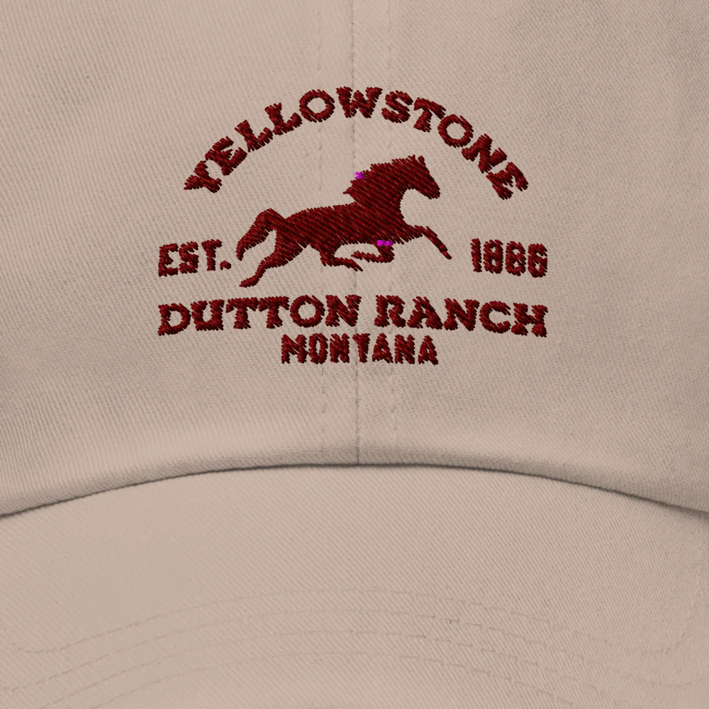 Yellowstone Dutton Ranch Montana Classic Dad Hat - Image 3